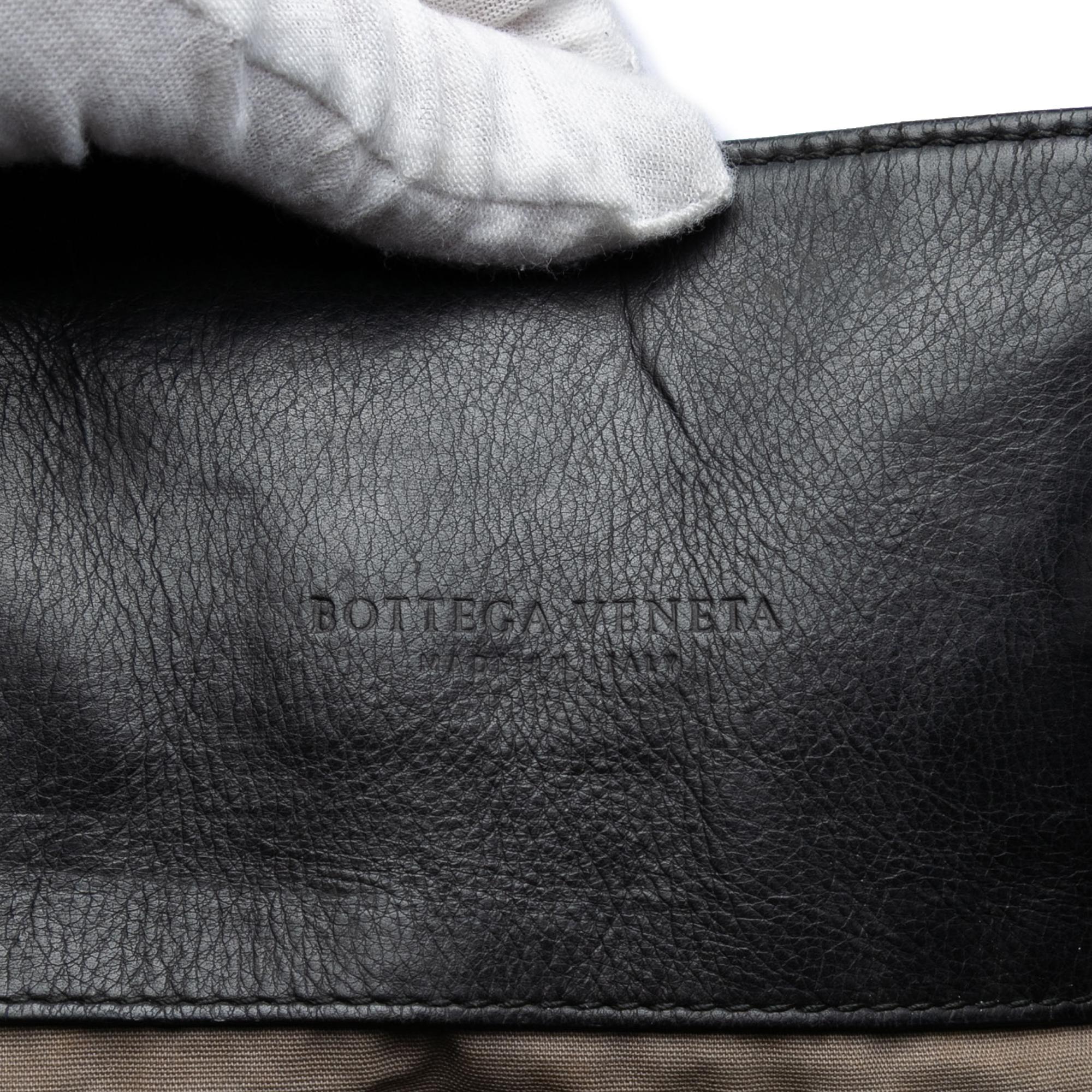Bottega Veneta Intrecciato Trimmed Leather Soft Briefcase