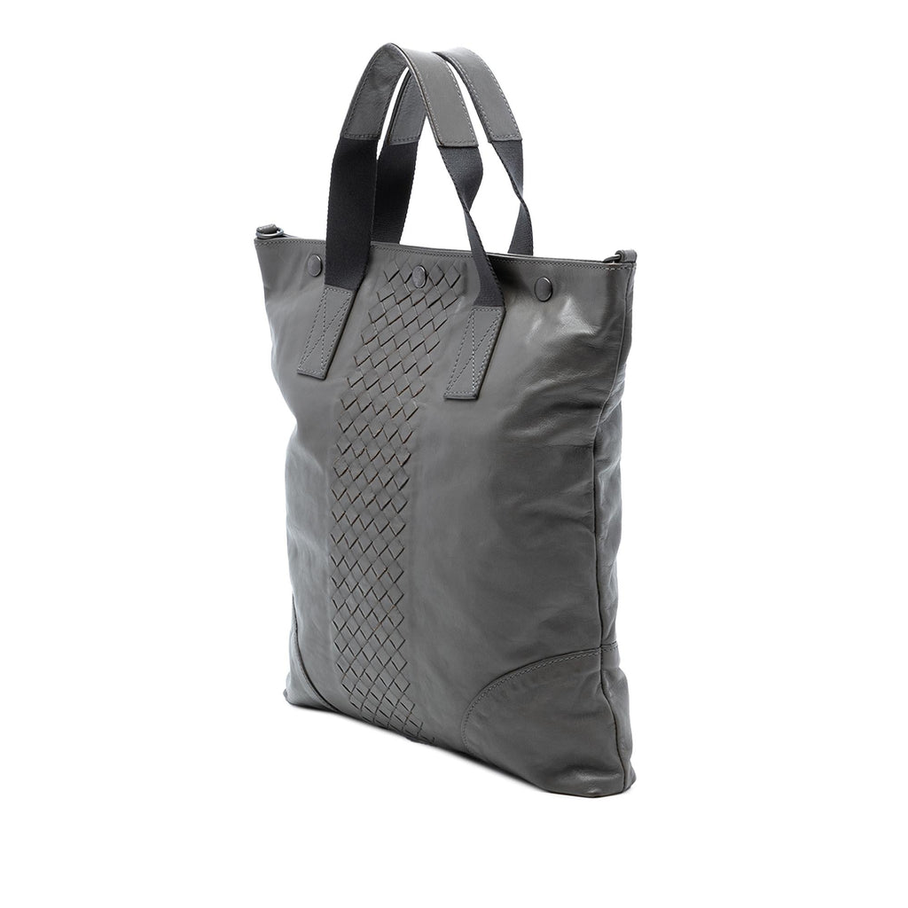 Bottega Veneta Intrecciato Trimmed Nappa Convertible Tote