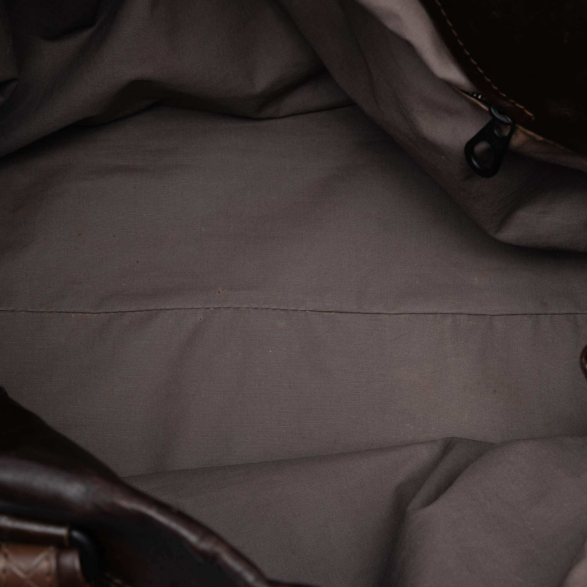 Bottega Veneta Intrecciomirage Trimmed Nappa Tote