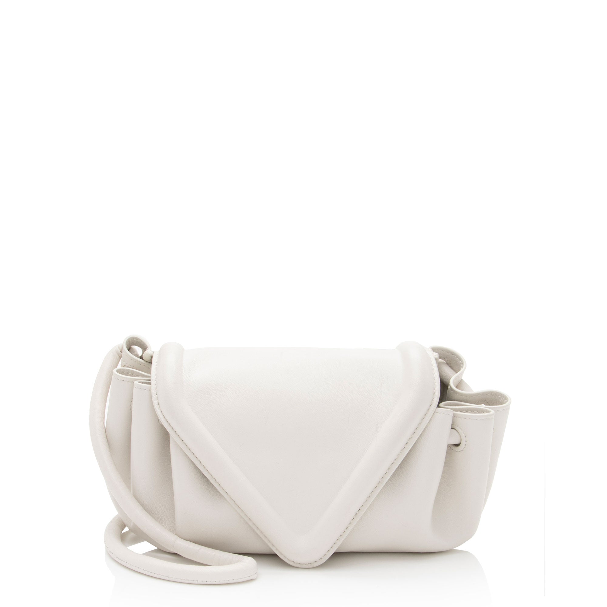 Bottega Veneta Lambskin Beak Crossbody