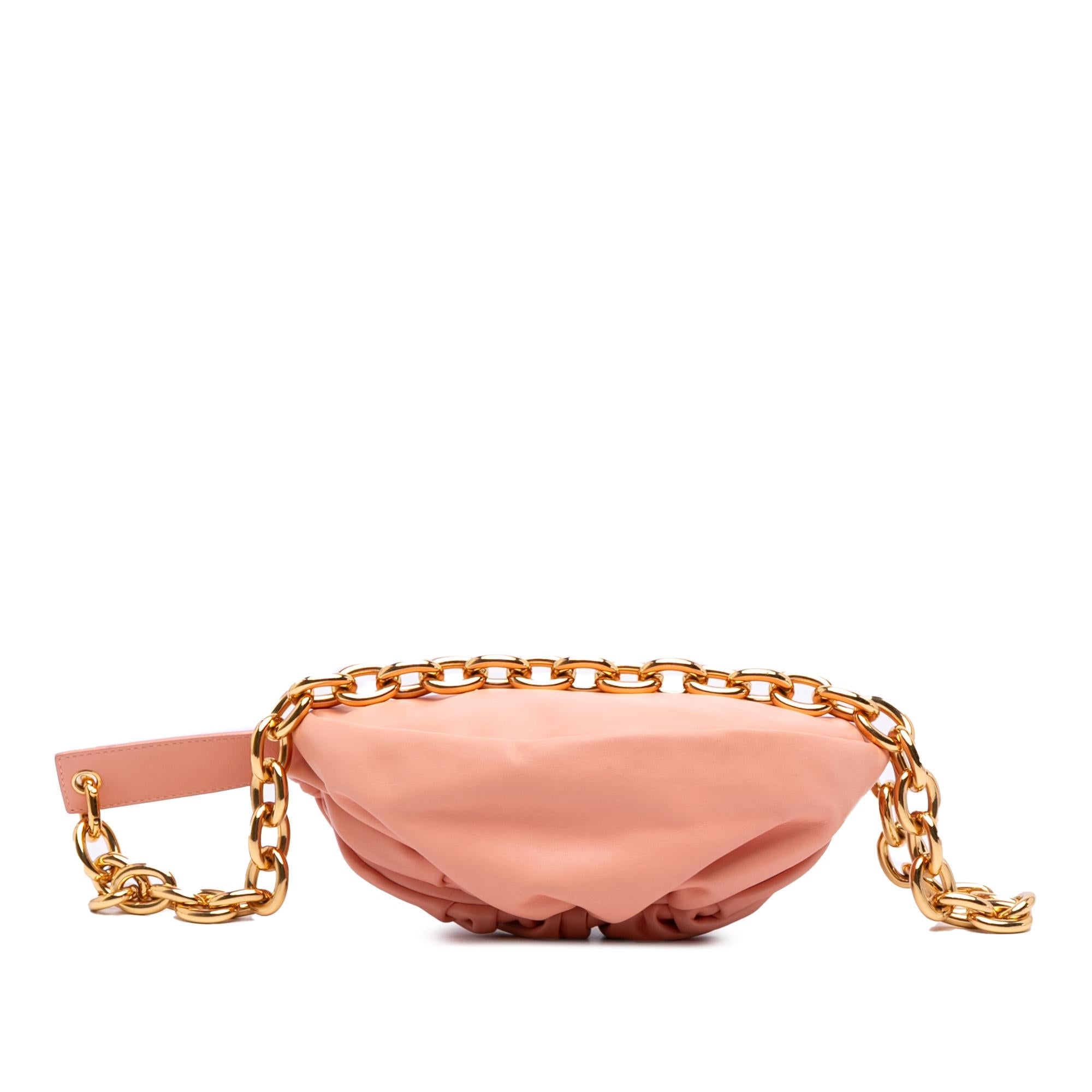 Bottega Veneta Lambskin Belt Chain Pouch