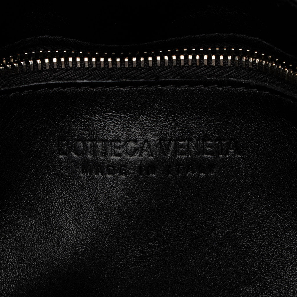Bottega Veneta Lambskin Cassette Chain Maxi Shoulder Bag (SHF-JbNRjz)