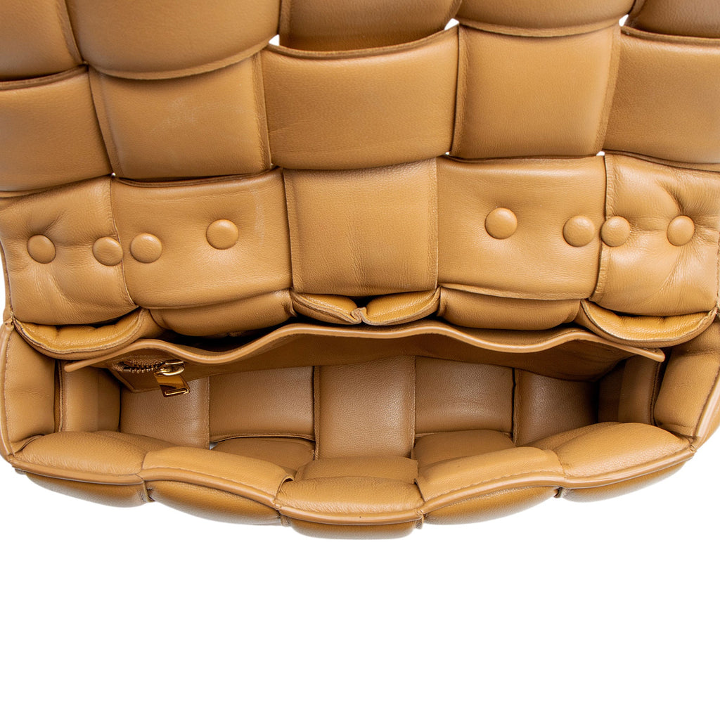 Bottega Veneta Lambskin Cassette Chain Maxi Shoulder Bag
