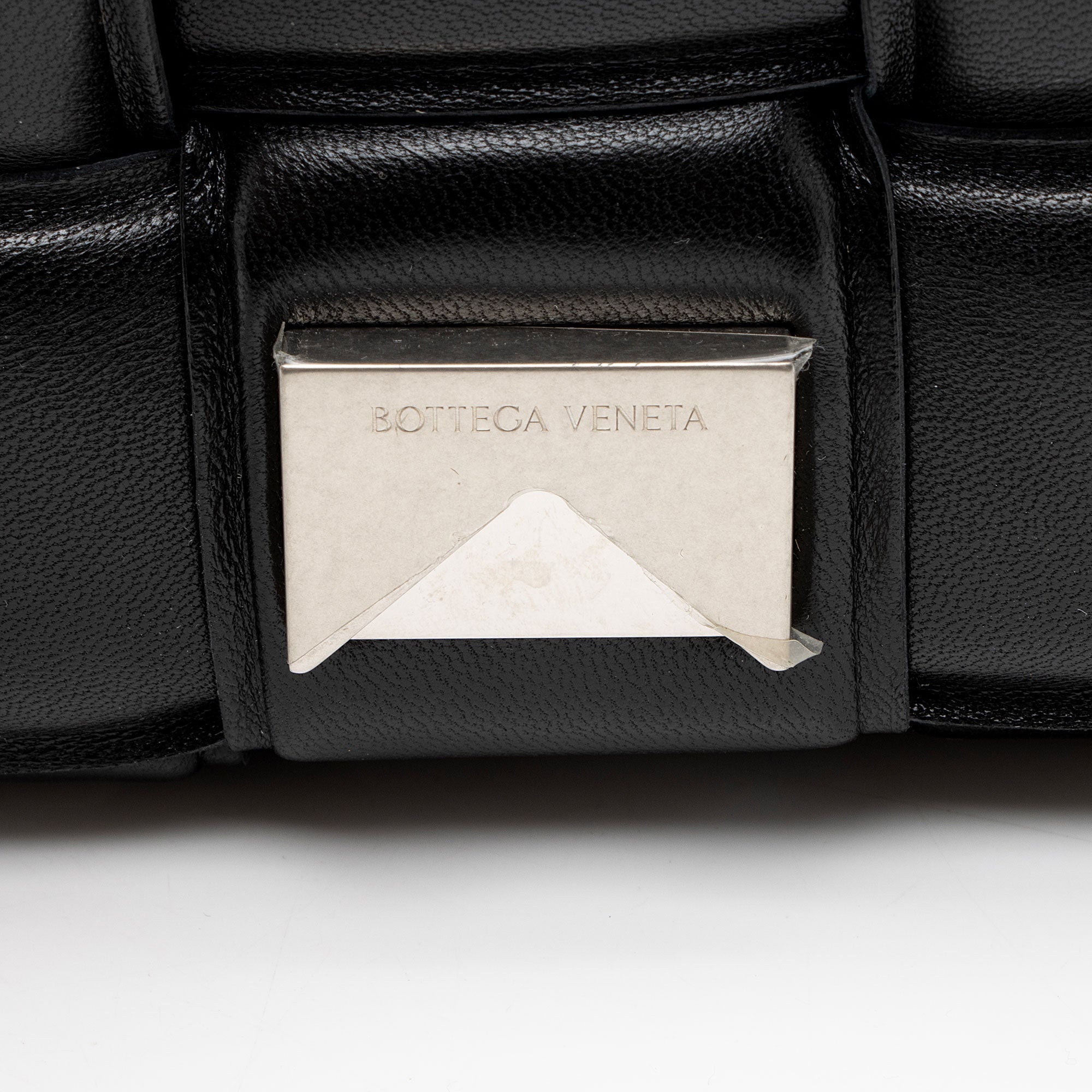 Bottega Veneta Lambskin Cassette Chain Maxi Shoulder Bag