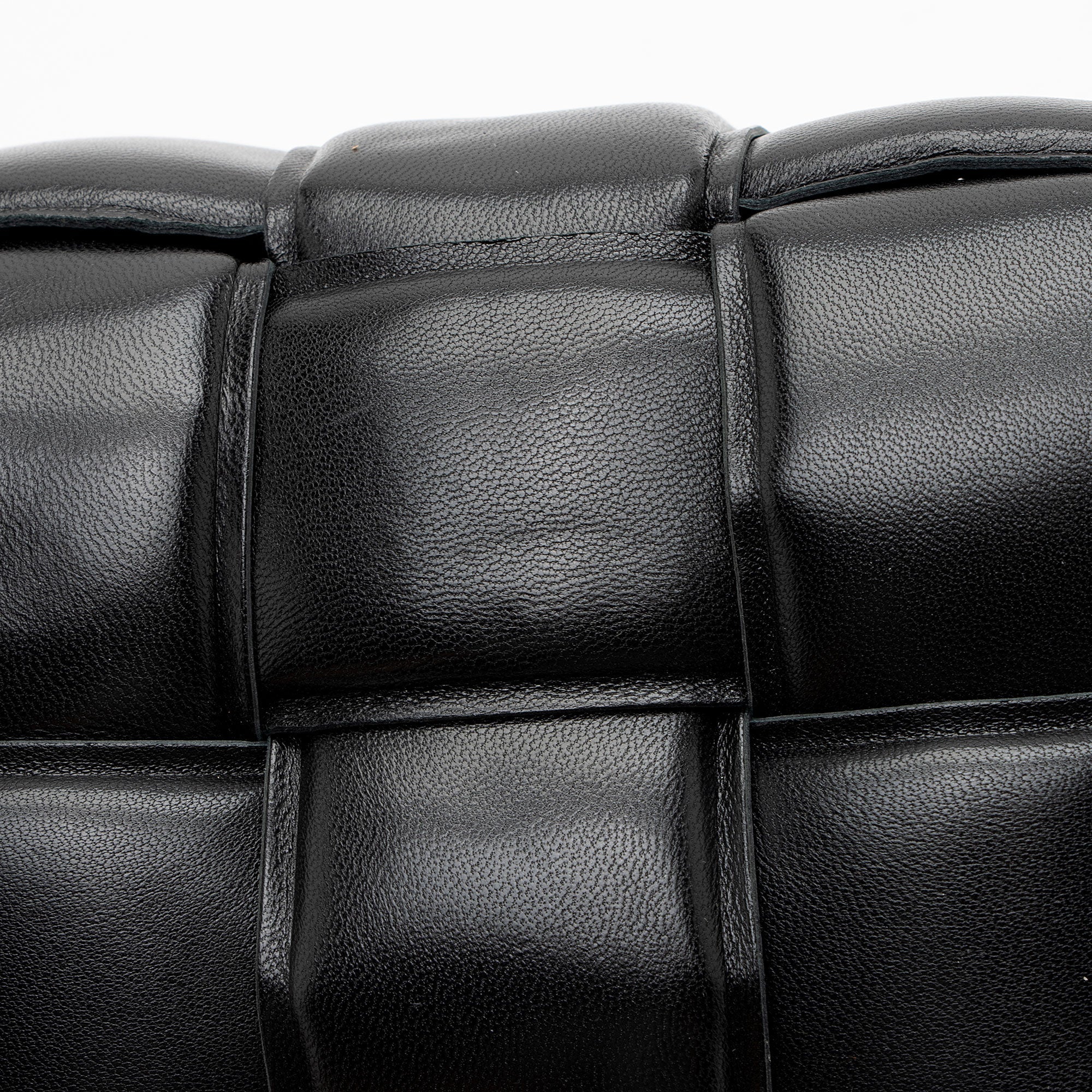 Bottega Veneta Lambskin Cassette Chain Maxi Shoulder Bag