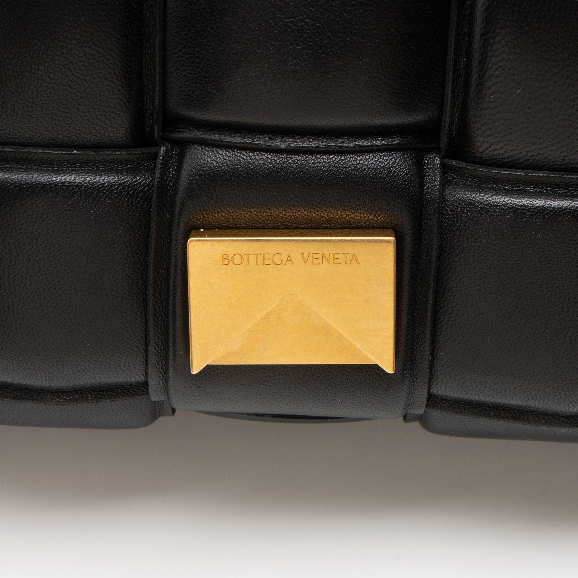 Bottega Veneta Lambskin Cassette Chain Maxi Shoulder Bag