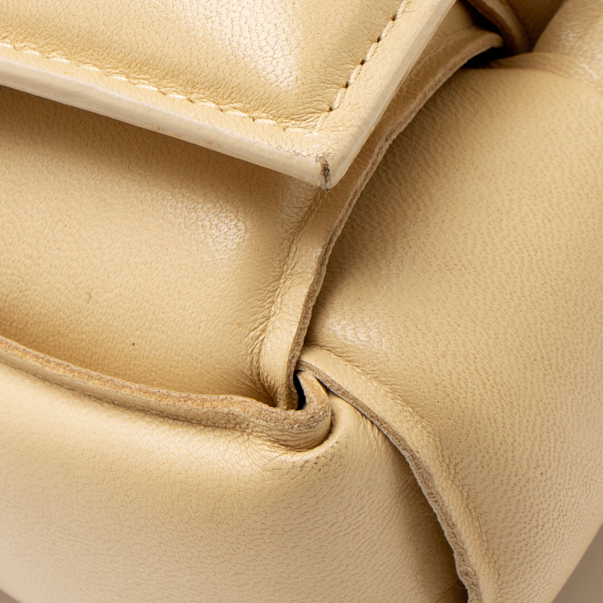 Bottega Veneta Lambskin Cassette Chain Maxi Shoulder Bag
