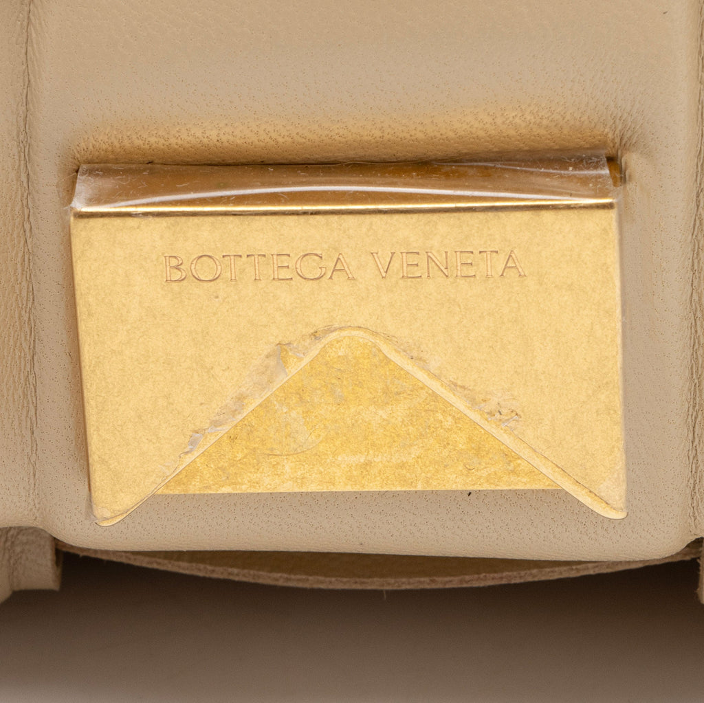 Bottega Veneta Lambskin Cassette Chain Maxi Shoulder Bag