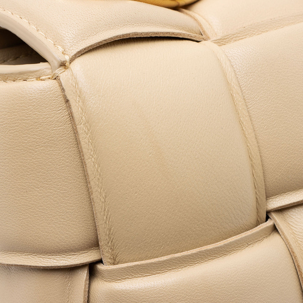 Bottega Veneta Lambskin Cassette Chain Maxi Shoulder Bag