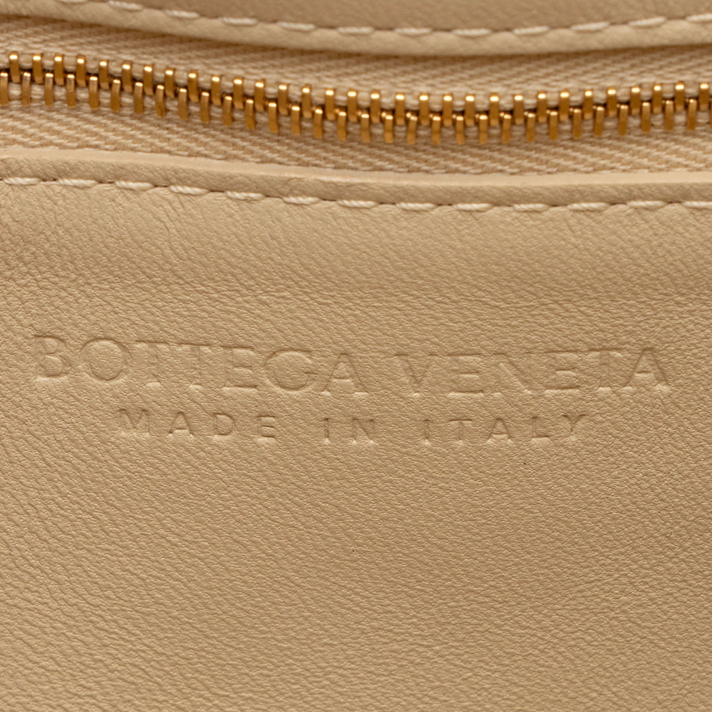 Bottega Veneta Lambskin Cassette Chain Maxi Shoulder Bag