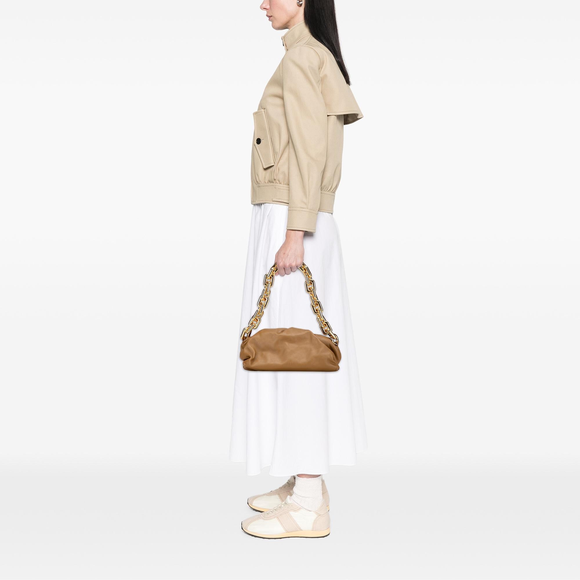 Bottega Veneta Lambskin Chain Pouch