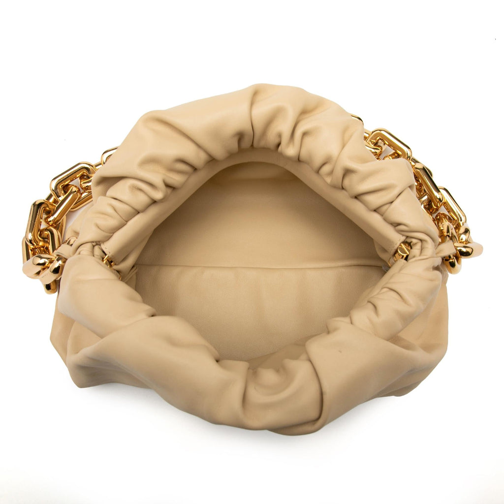 Bottega Veneta Lambskin Chain Pouch