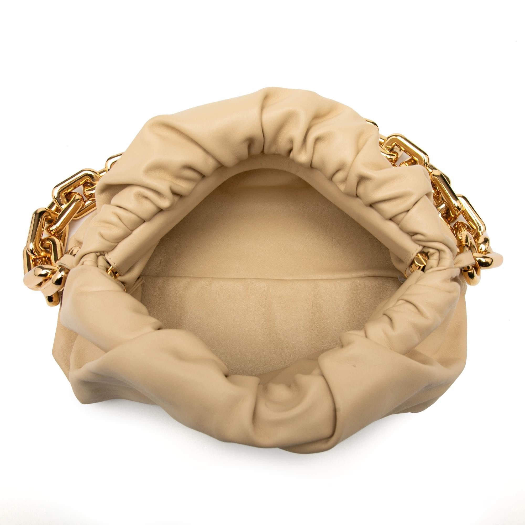 Bottega Veneta Lambskin Chain Pouch