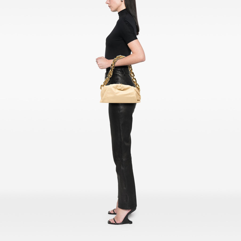 Bottega Veneta Lambskin Chain Pouch
