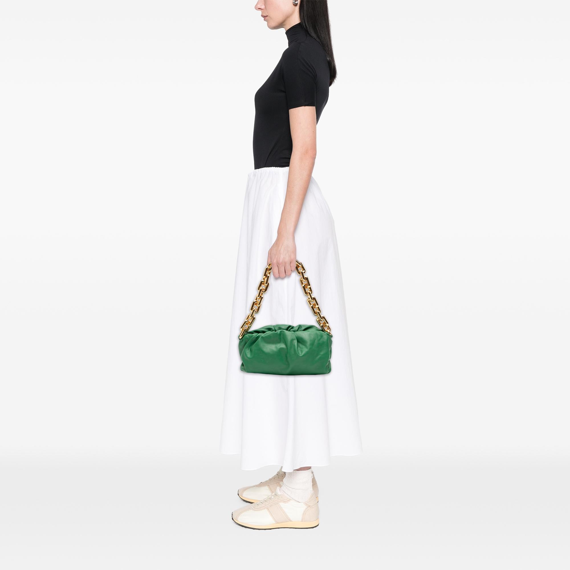 Bottega Veneta Lambskin Chain Pouch
