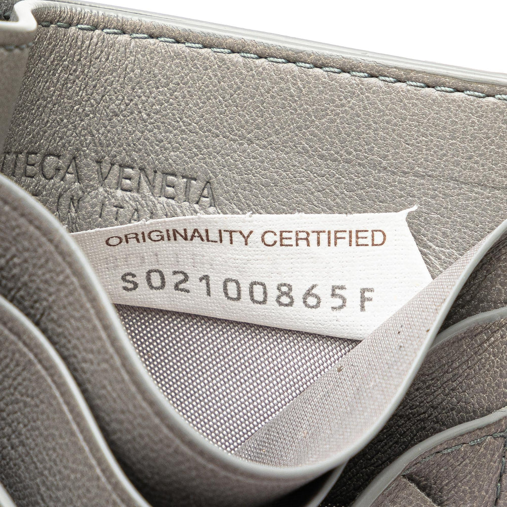 Bottega Veneta Lambskin Intrecciato Credit Card Case