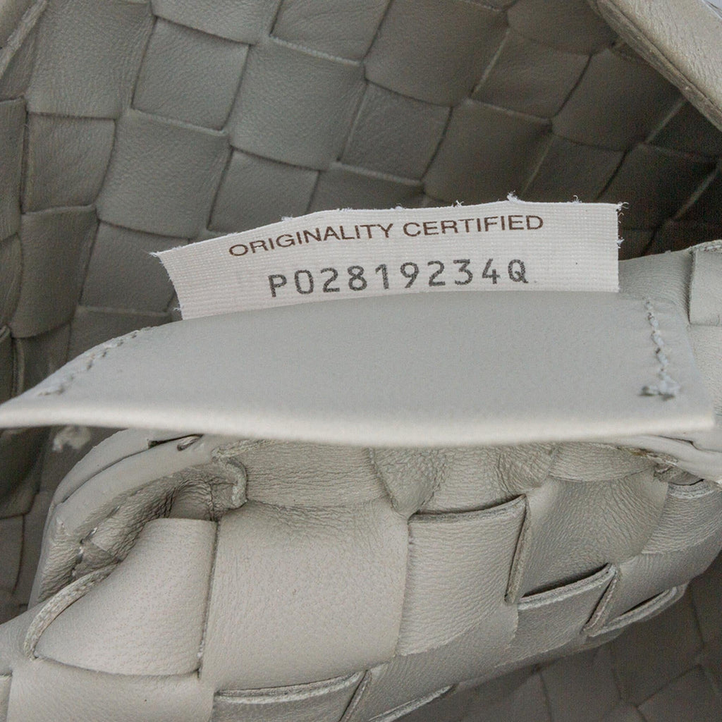 Bottega Veneta Lambskin Intrecciato Sardine
