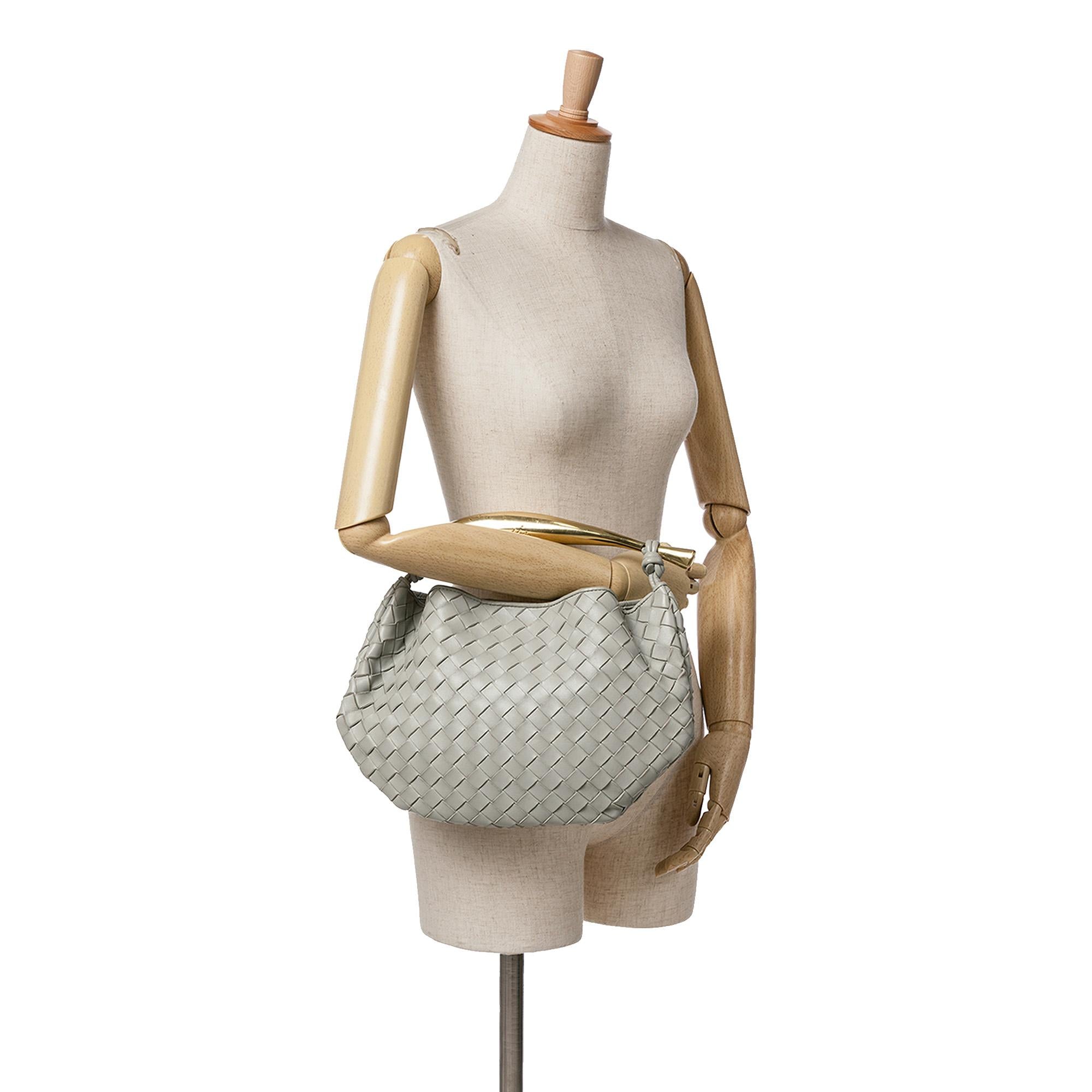Bottega Veneta Lambskin Intrecciato Sardine