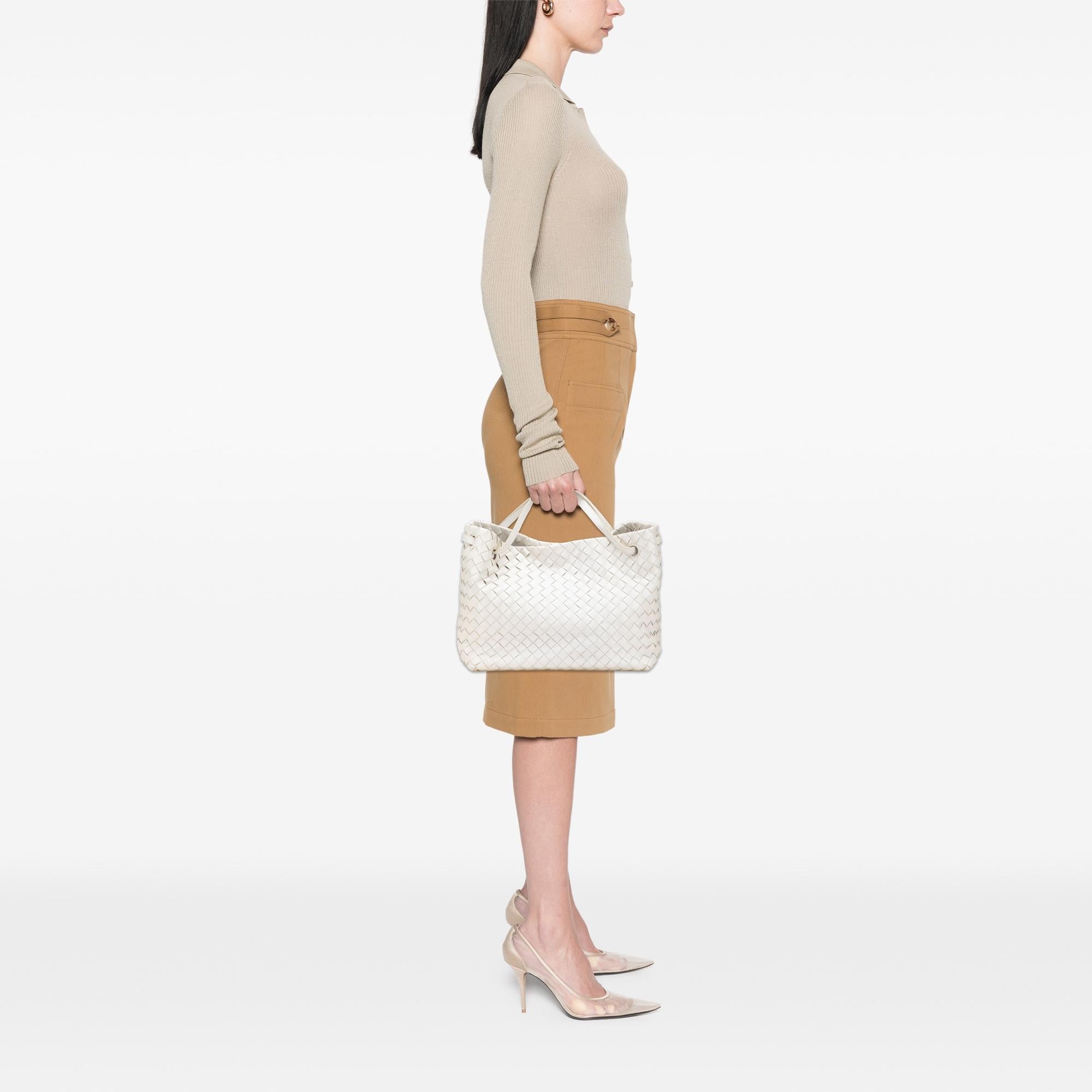 Bottega Veneta Lambskin Intrecciato Tote