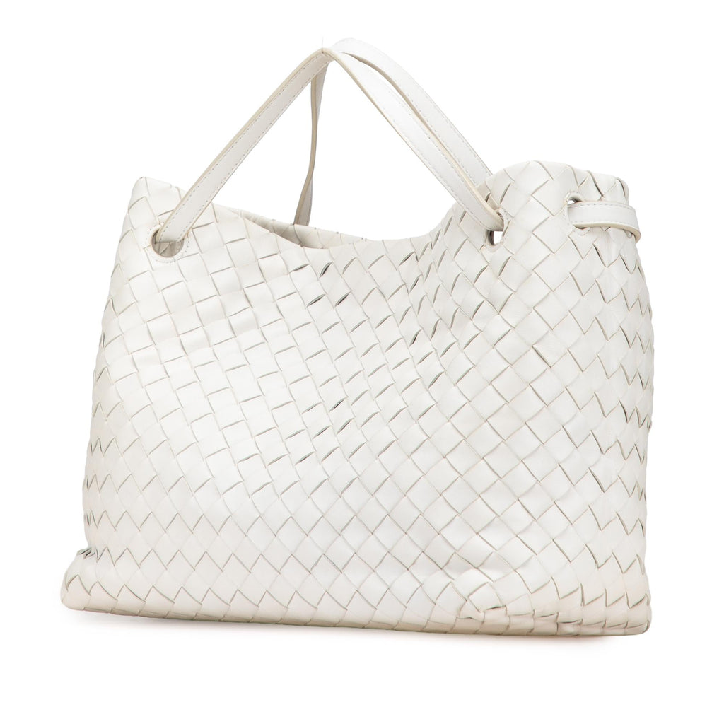 Bottega Veneta Lambskin Intrecciato Tote