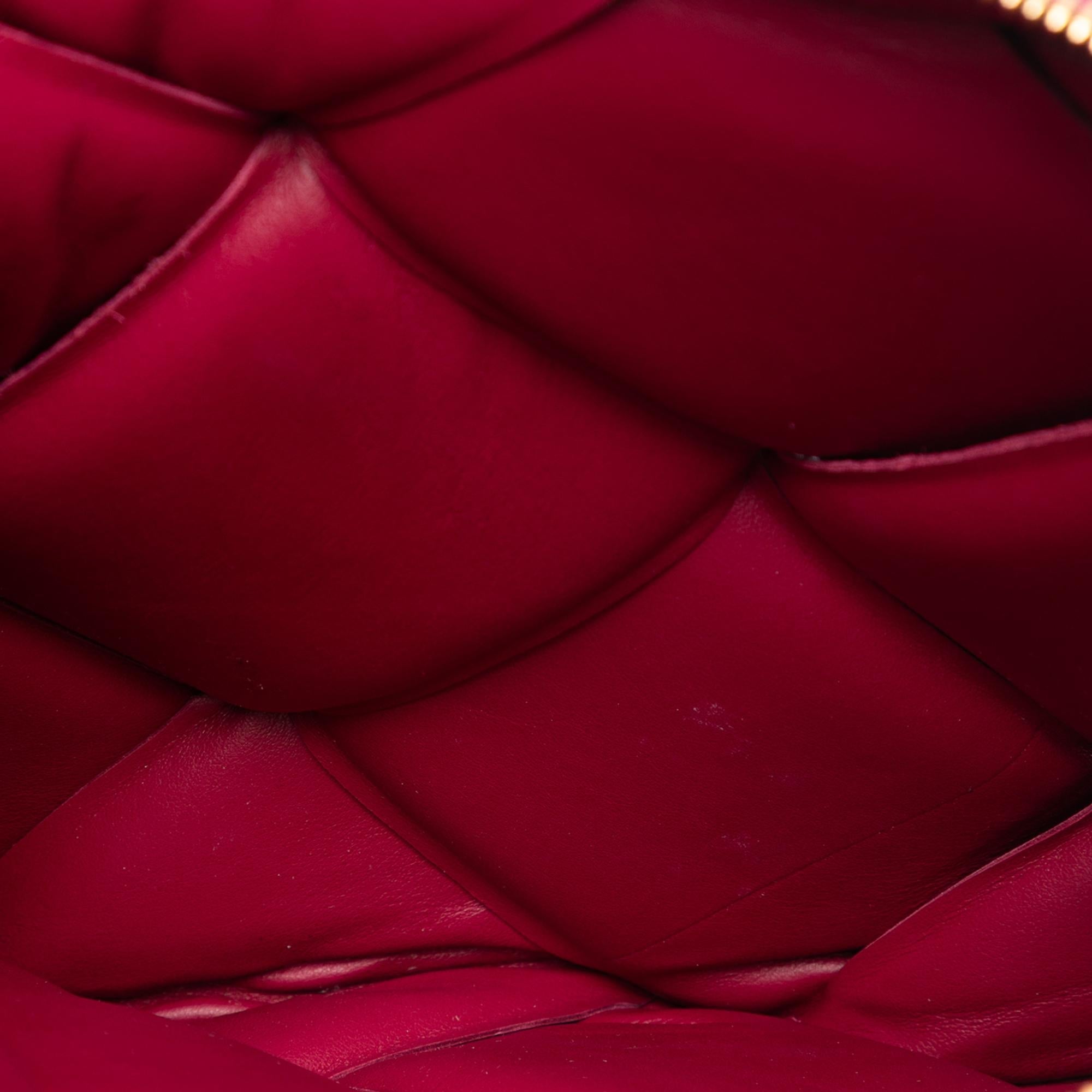 Bottega Veneta Lambskin Maxi Intrecciato Padded Pouch