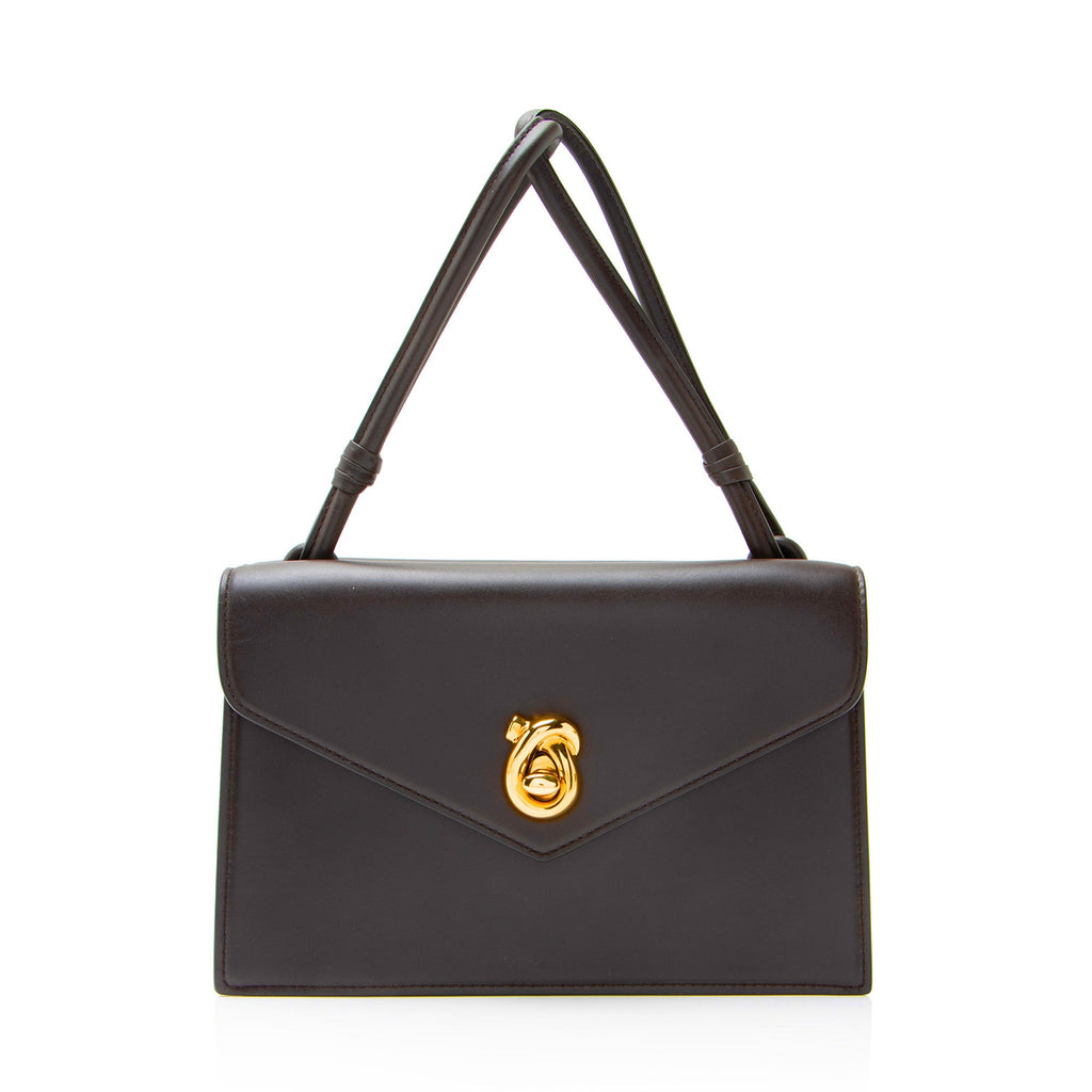 Bottega Veneta Lambskin Knot Lock Nodo Piano Top Handle