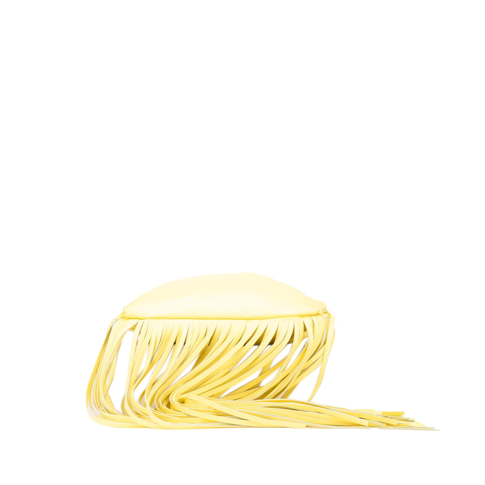 Bottega Veneta Lambskin The Fringe Pouch