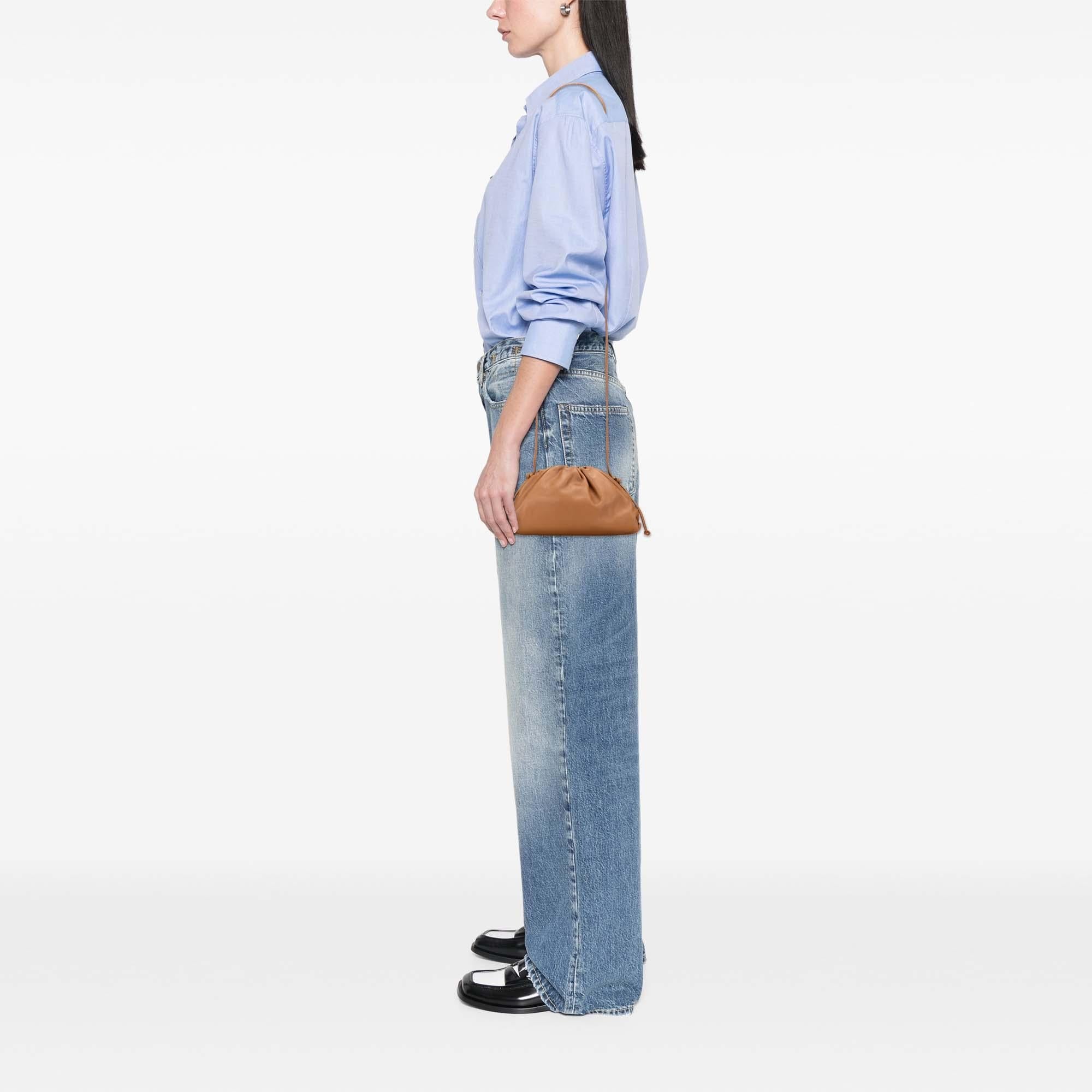 Bottega Veneta Lambskin The Mini Pouch Crossbody
