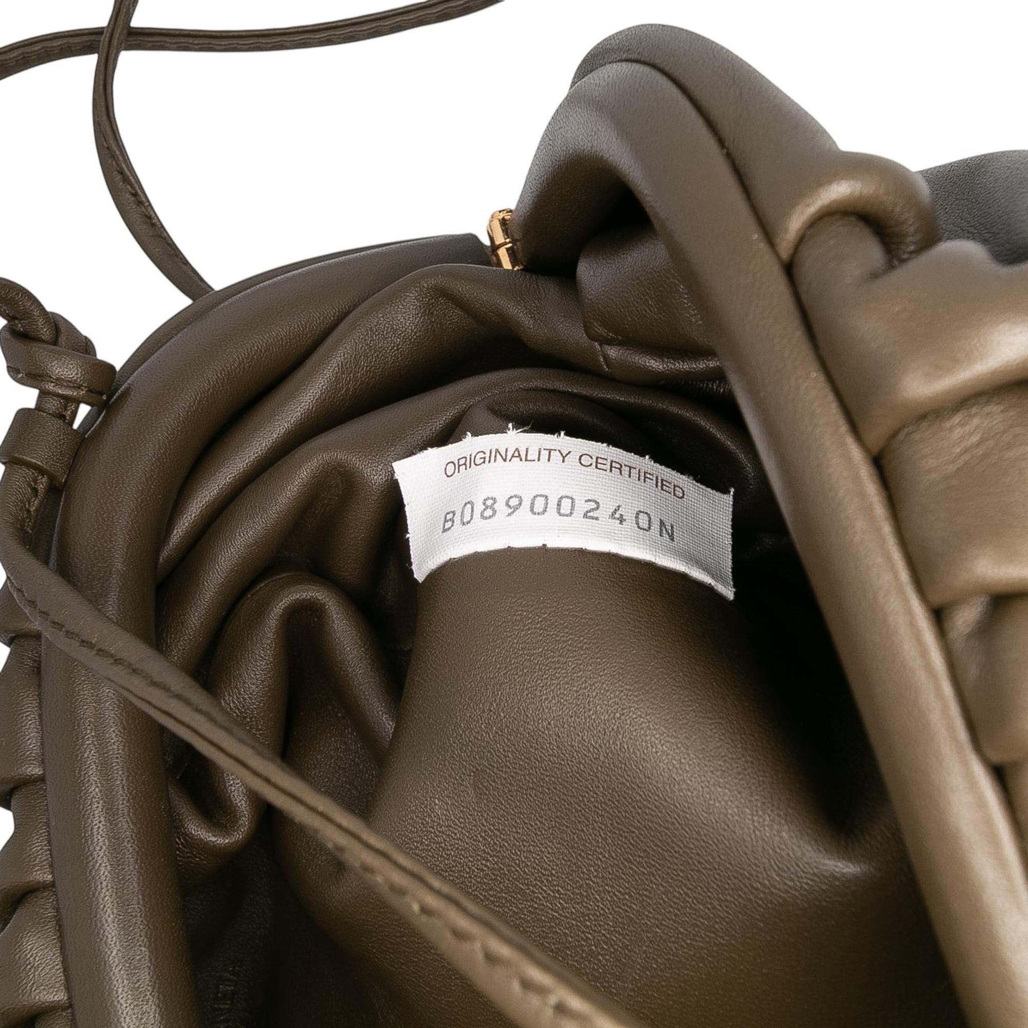 Bottega Veneta Lambskin The Mini Pouch Crossbody