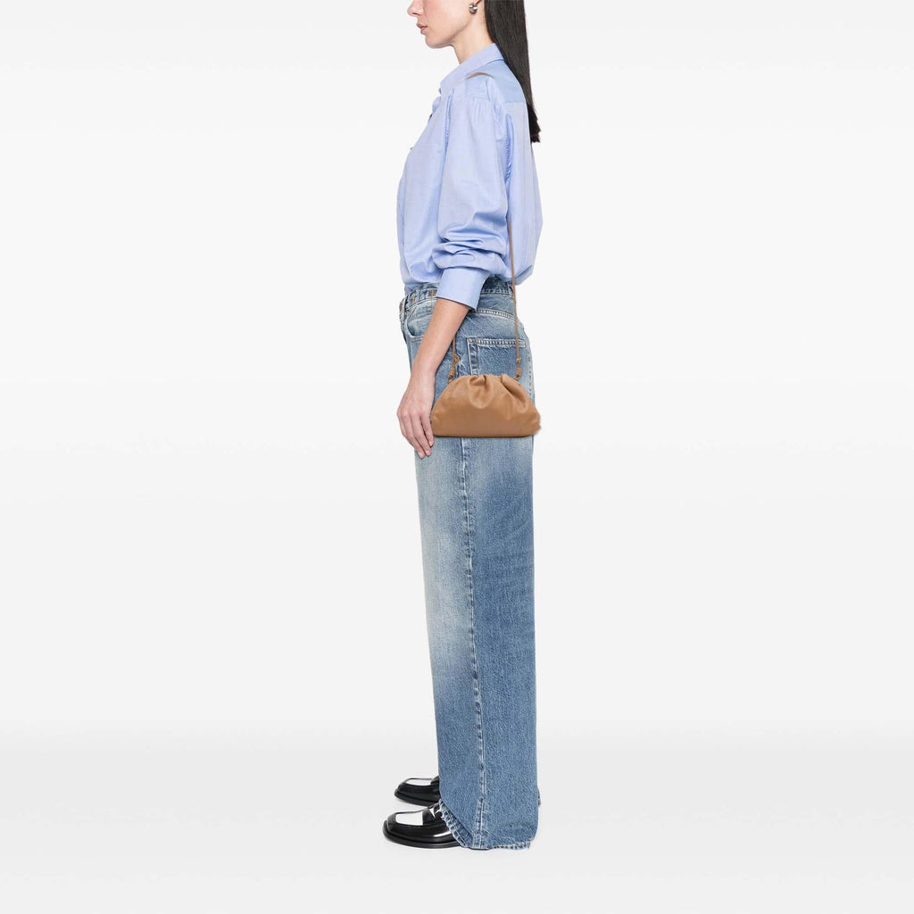 Bottega Veneta Lambskin The Mini Pouch Crossbody