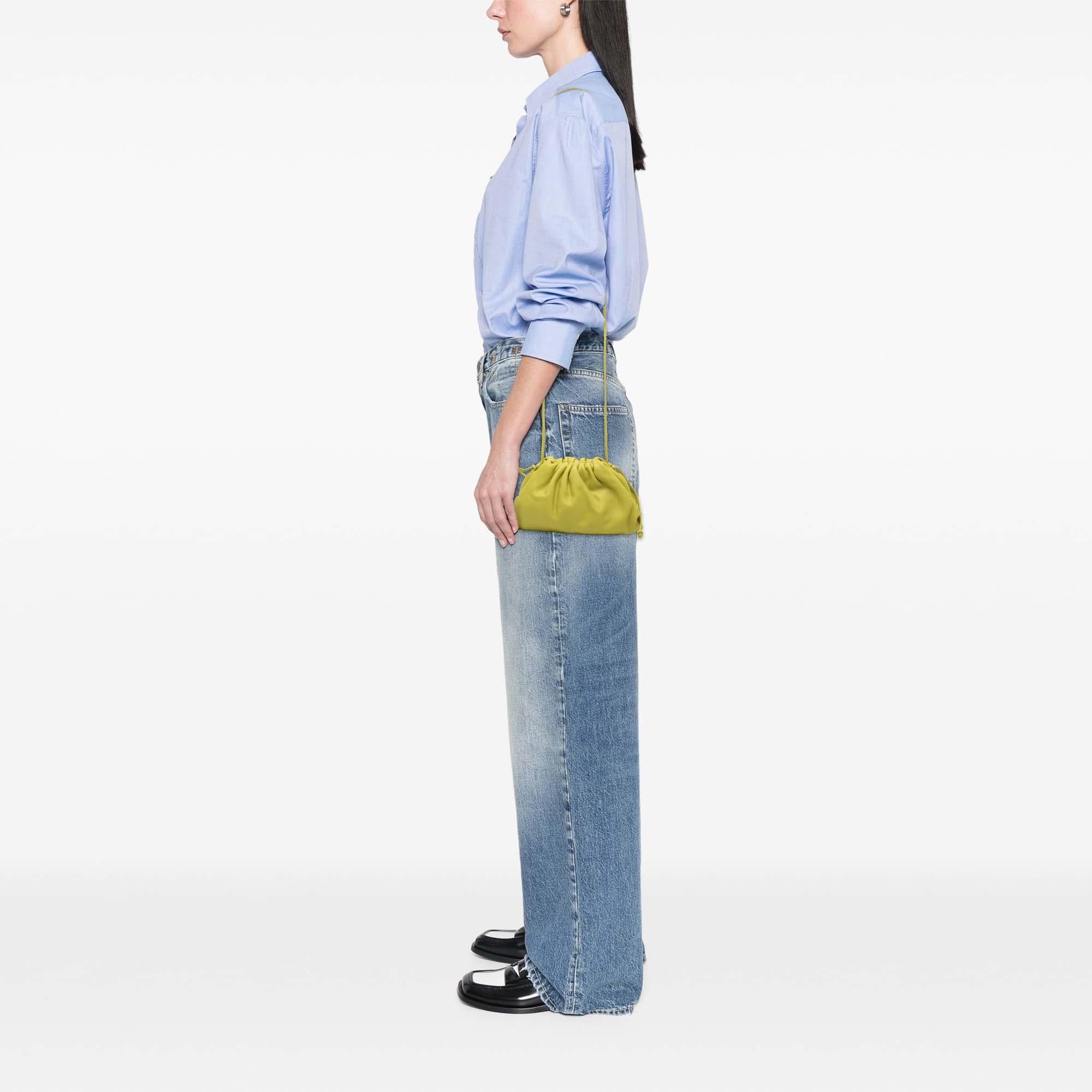 Bottega Veneta Lambskin The Mini Pouch Crossbody