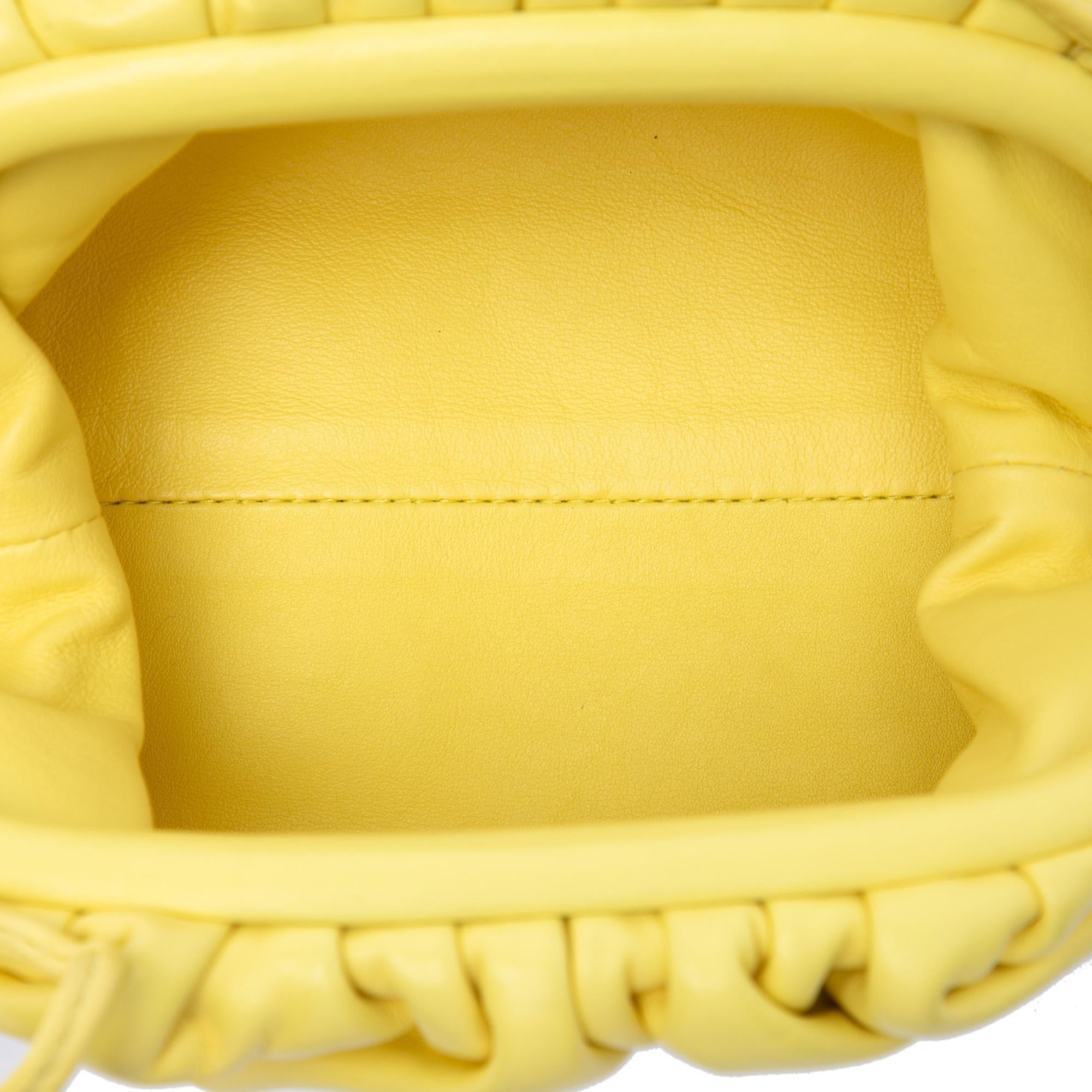 Bottega Veneta Lambskin The Mini Pouch Crossbody