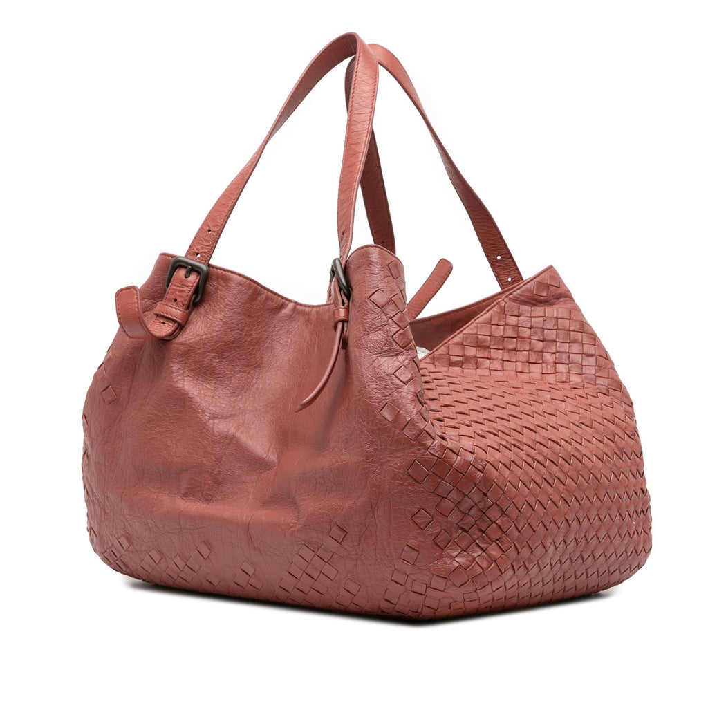 Bottega Veneta Large Intrecciato Trimmed Nappa Cesta Tote
