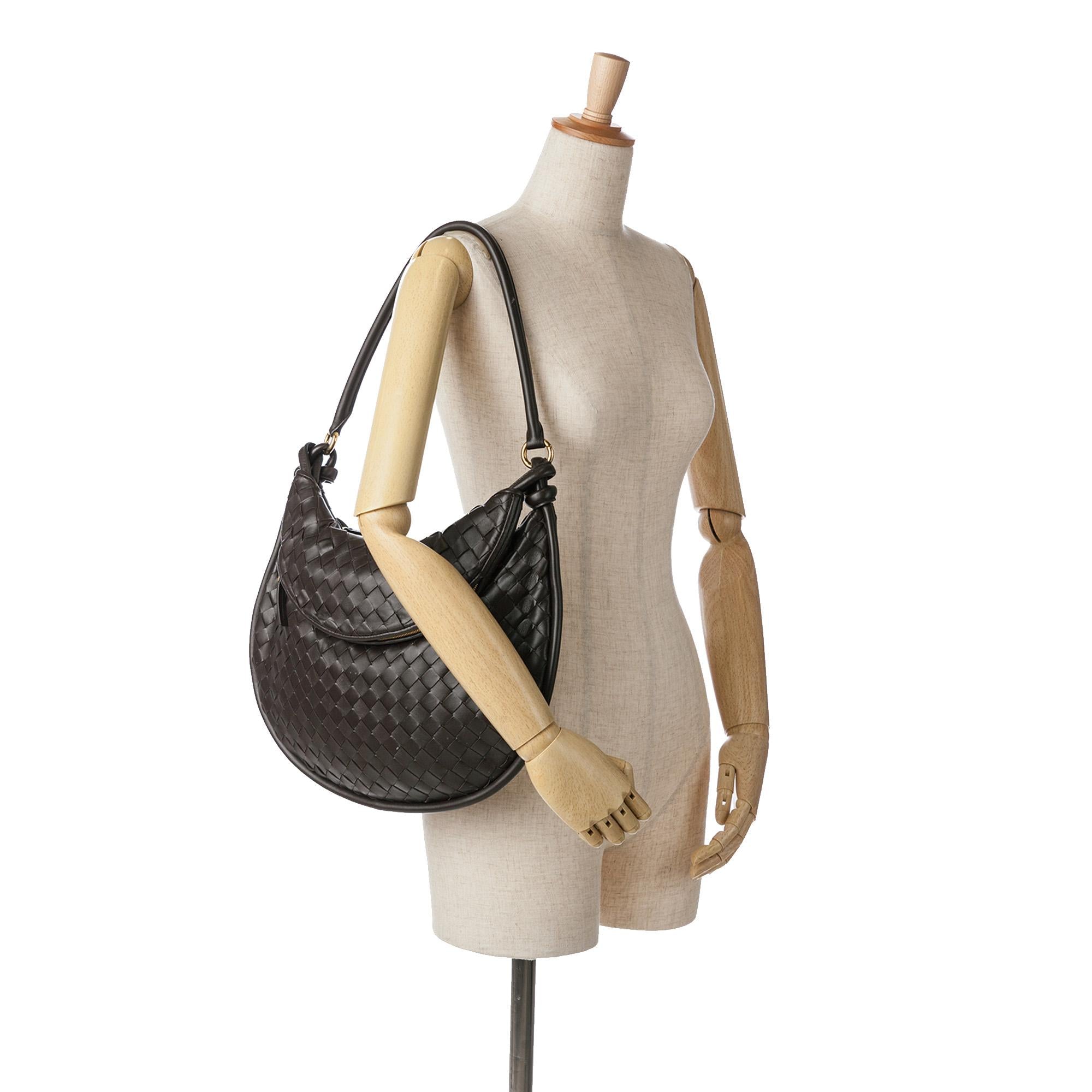Bottega Veneta Large Lambskin Intrecciato Gemelli