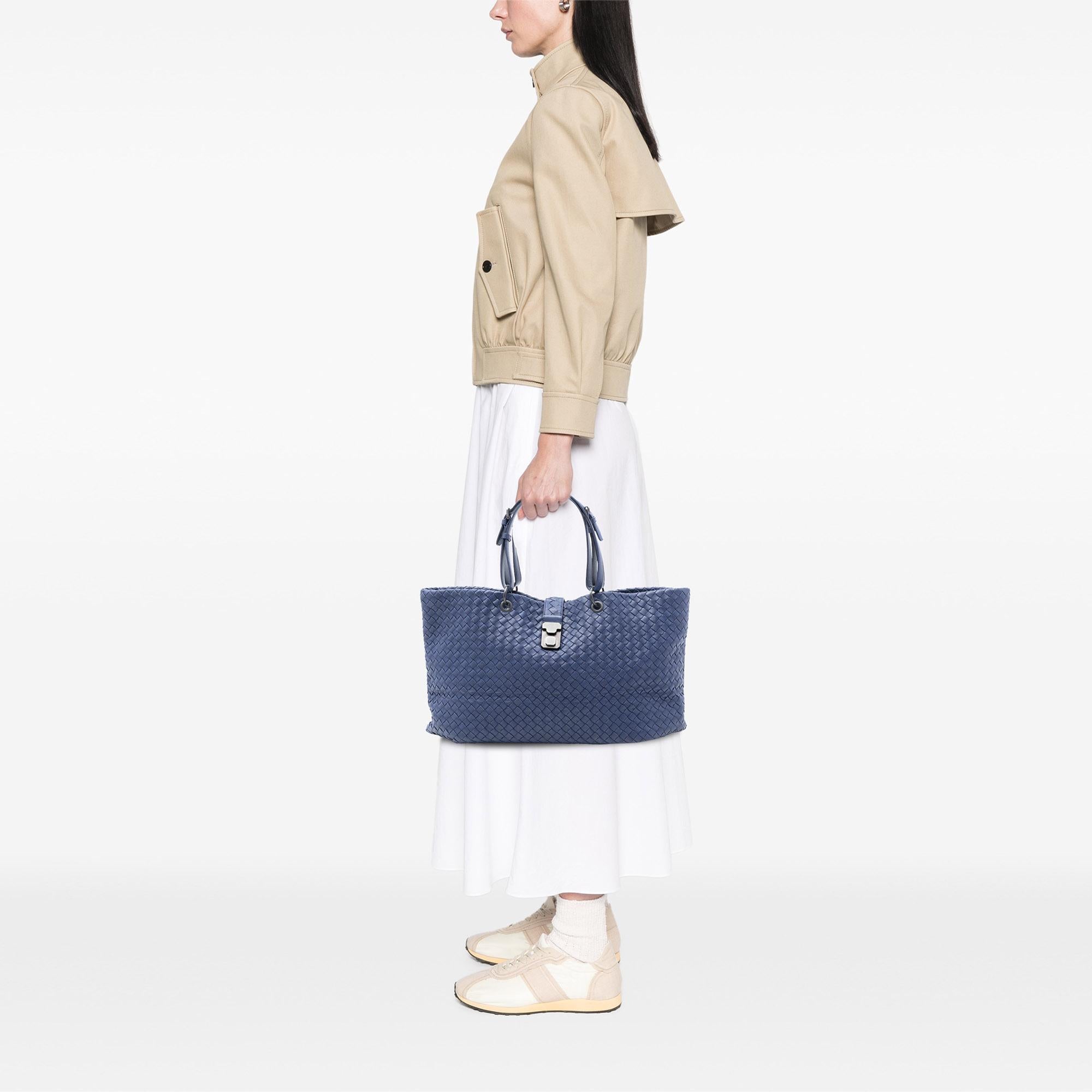 Bottega Veneta Large Nappa Intrecciato Capri Tote