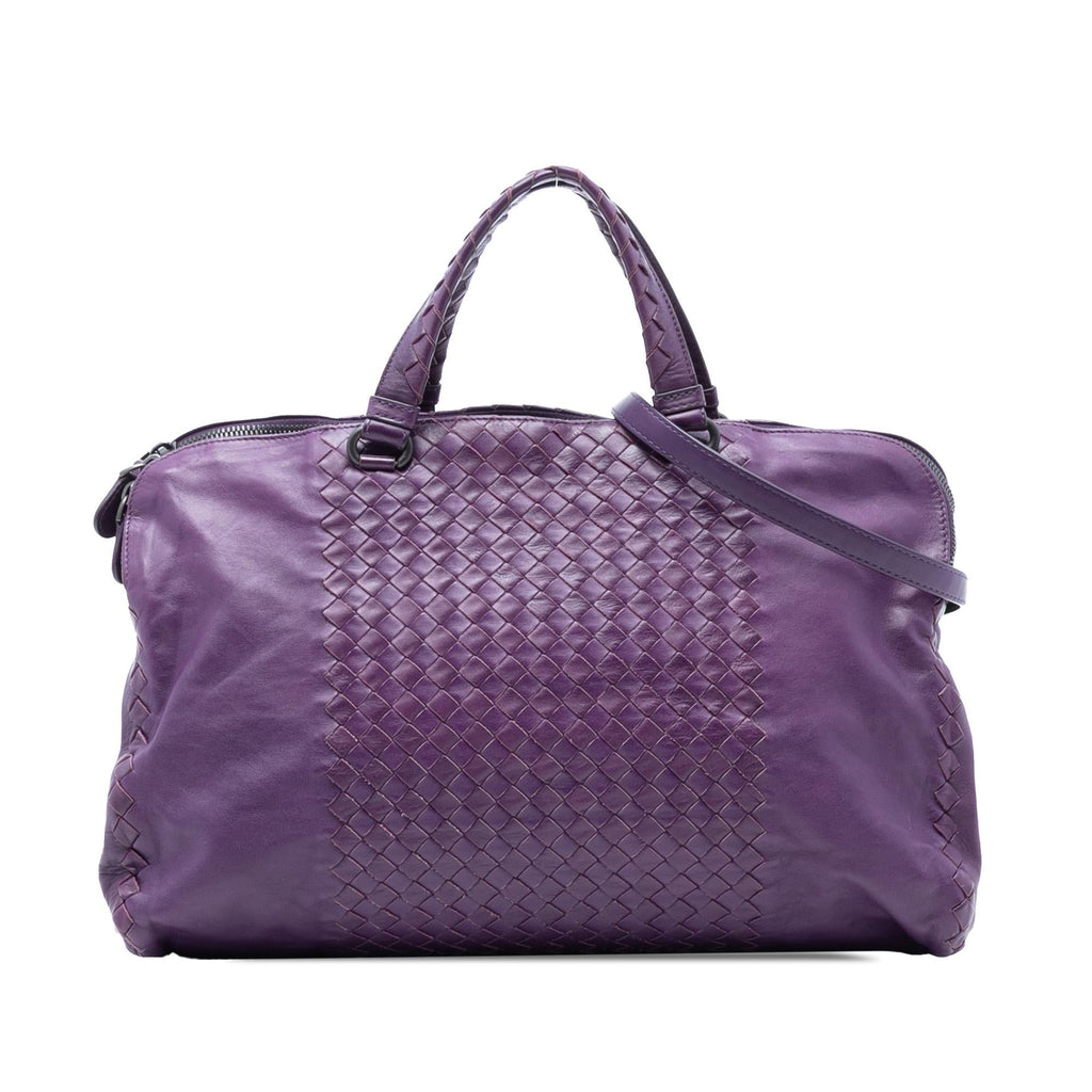 Bottega Veneta Large Nappa Intrecciato Leggero Satchel