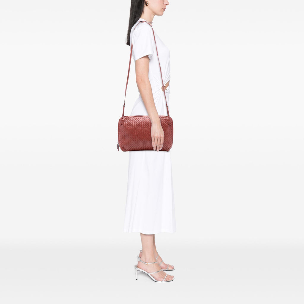 Bottega Veneta Large Nappa Intrecciato Nodini Crossbody