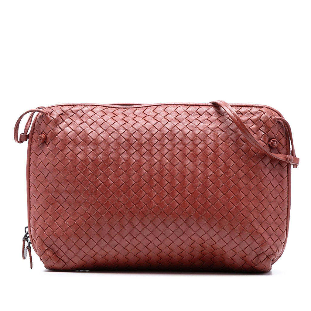 Bottega Veneta Large Nappa Intrecciato Nodini Crossbody
