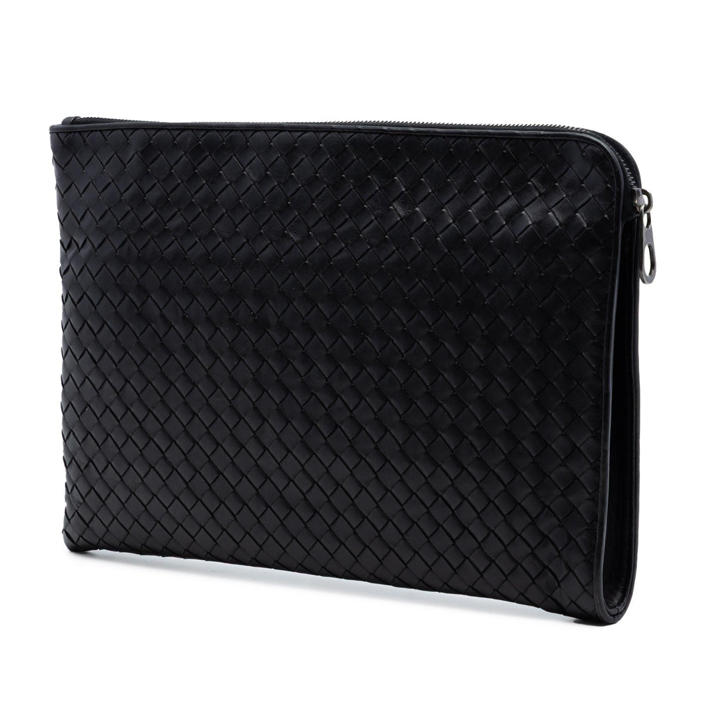 Bottega Veneta Large Nappa Intrecciato Zip Pouch