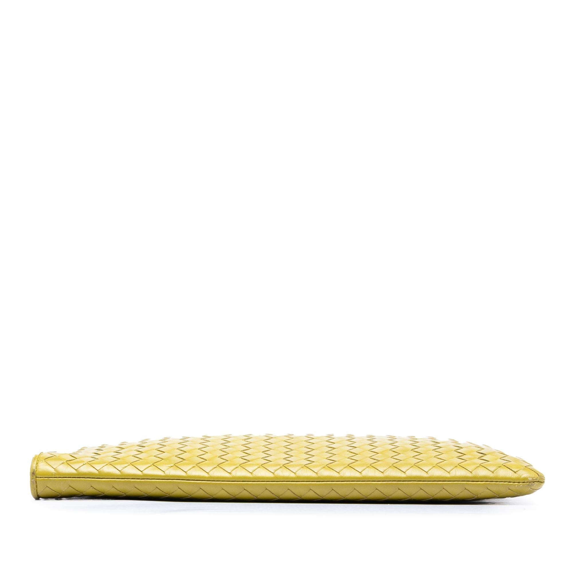 Bottega Veneta Large Nappa Intrecciato Zip Pouch