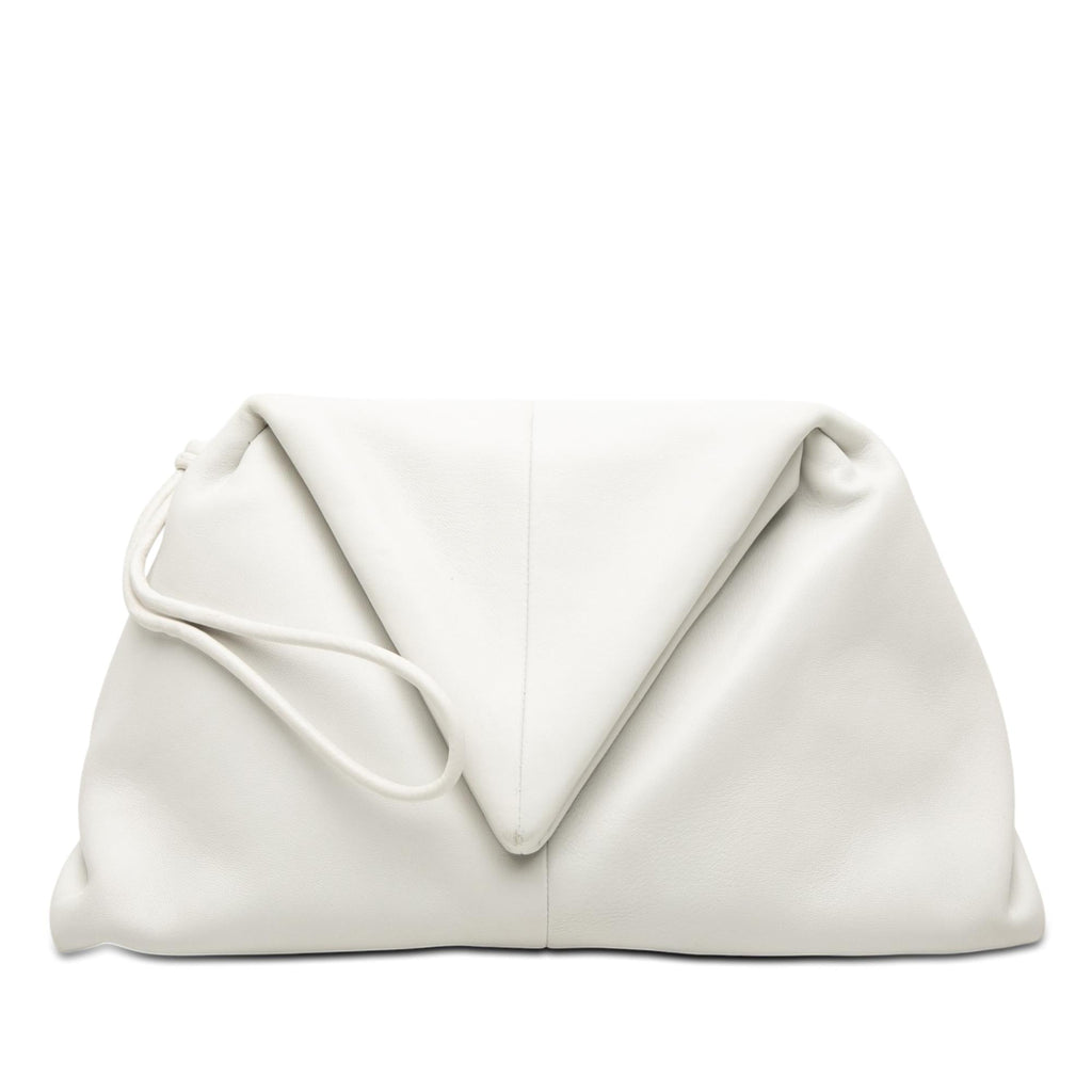 Bottega Veneta Leather BV Trine Angular Clutch