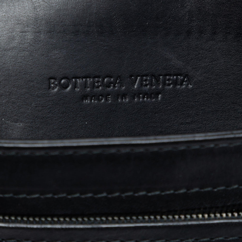 Bottega Veneta Leather Intrecciato Clutch