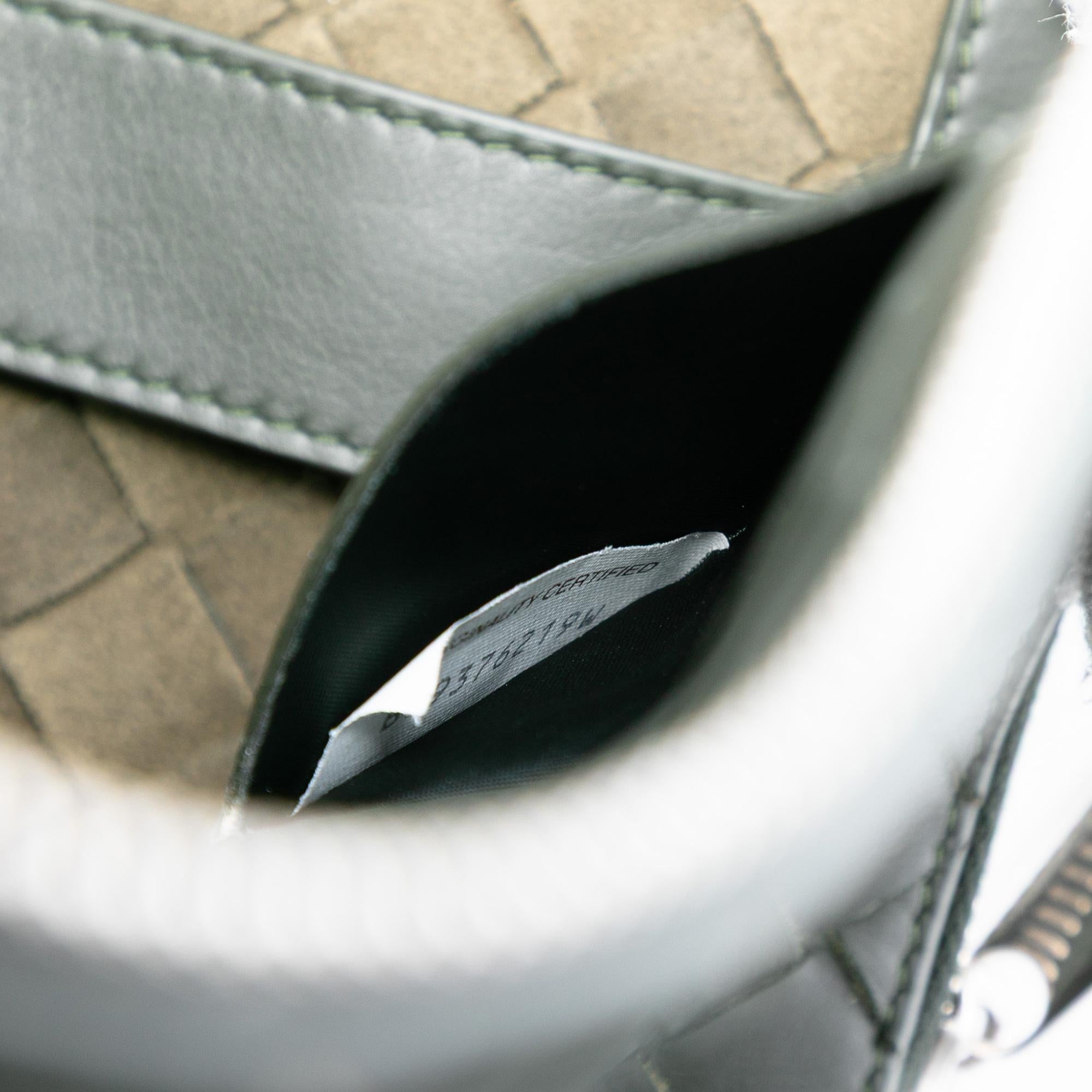 Bottega Veneta Leather Intrecciato Hydrology Document Case Pouch