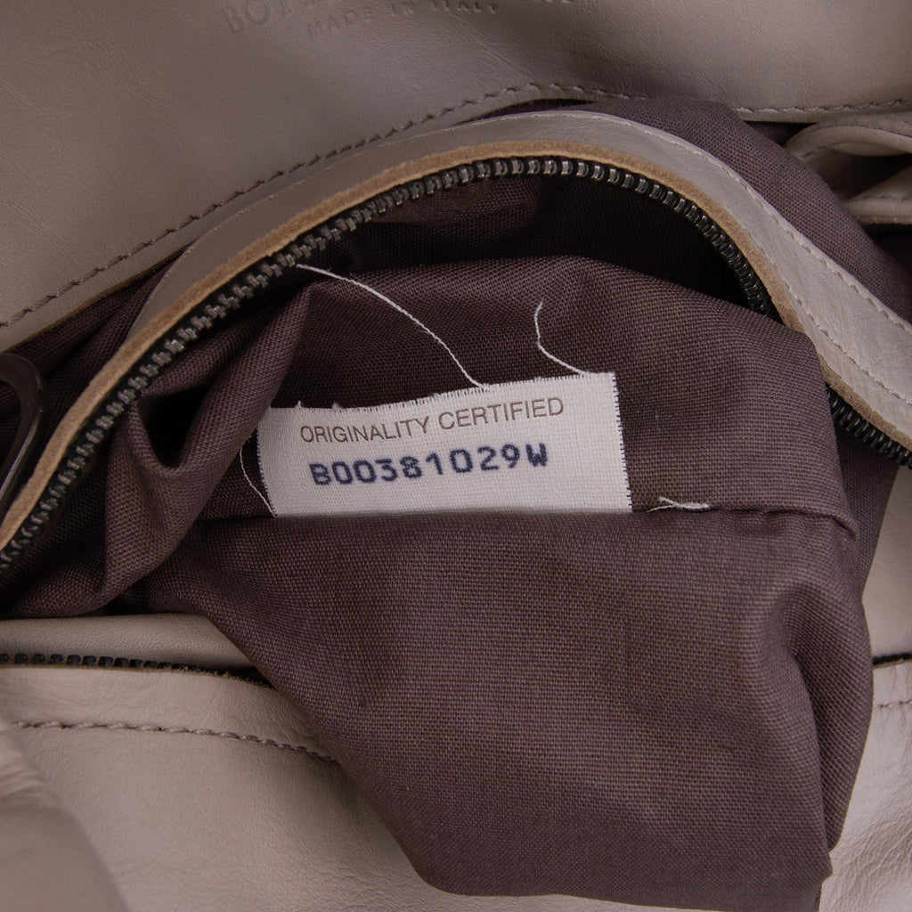 Bottega Veneta Leather Intrecciato Side Zip Tote