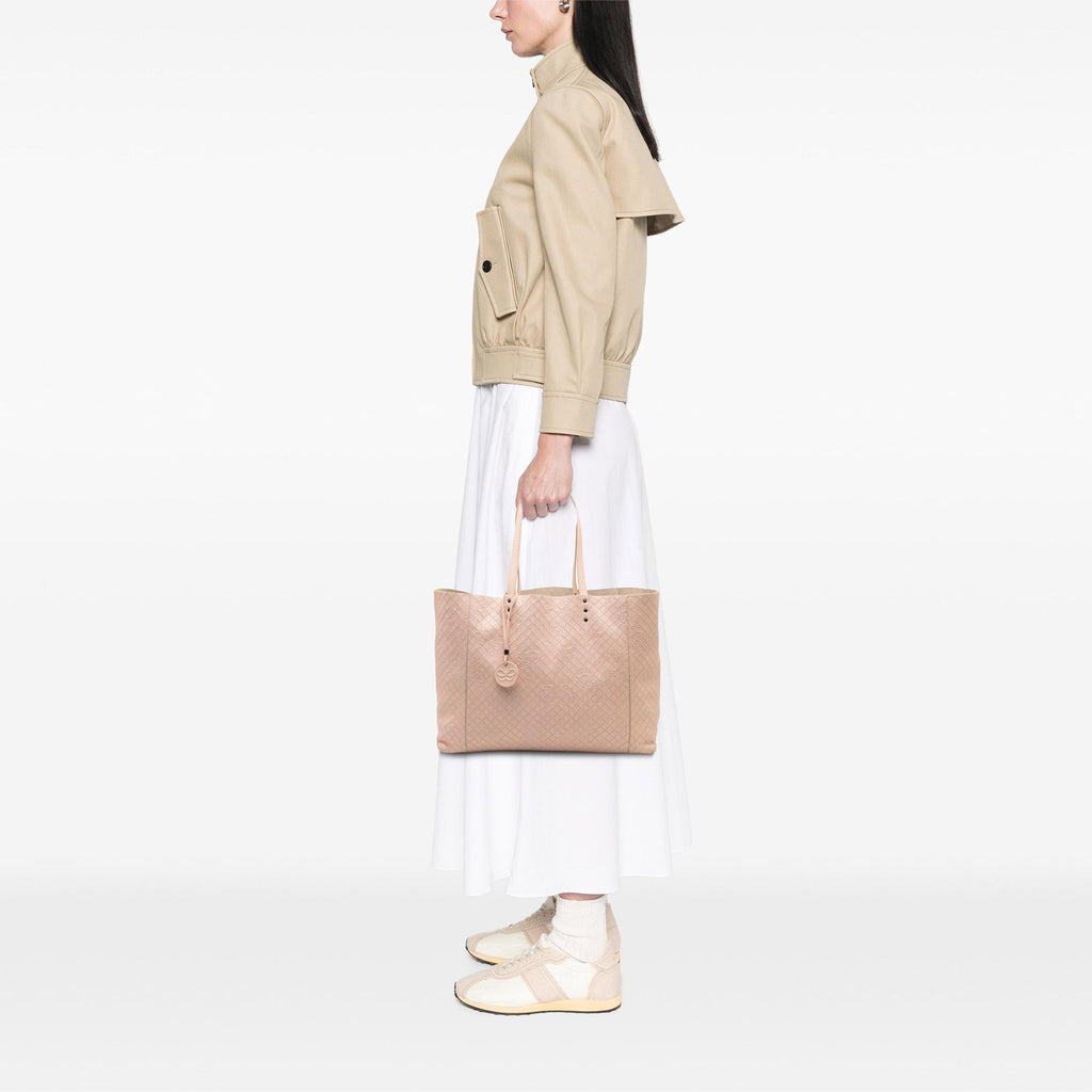 Bottega Veneta Leather Intrecciomirage Butterfly Tote