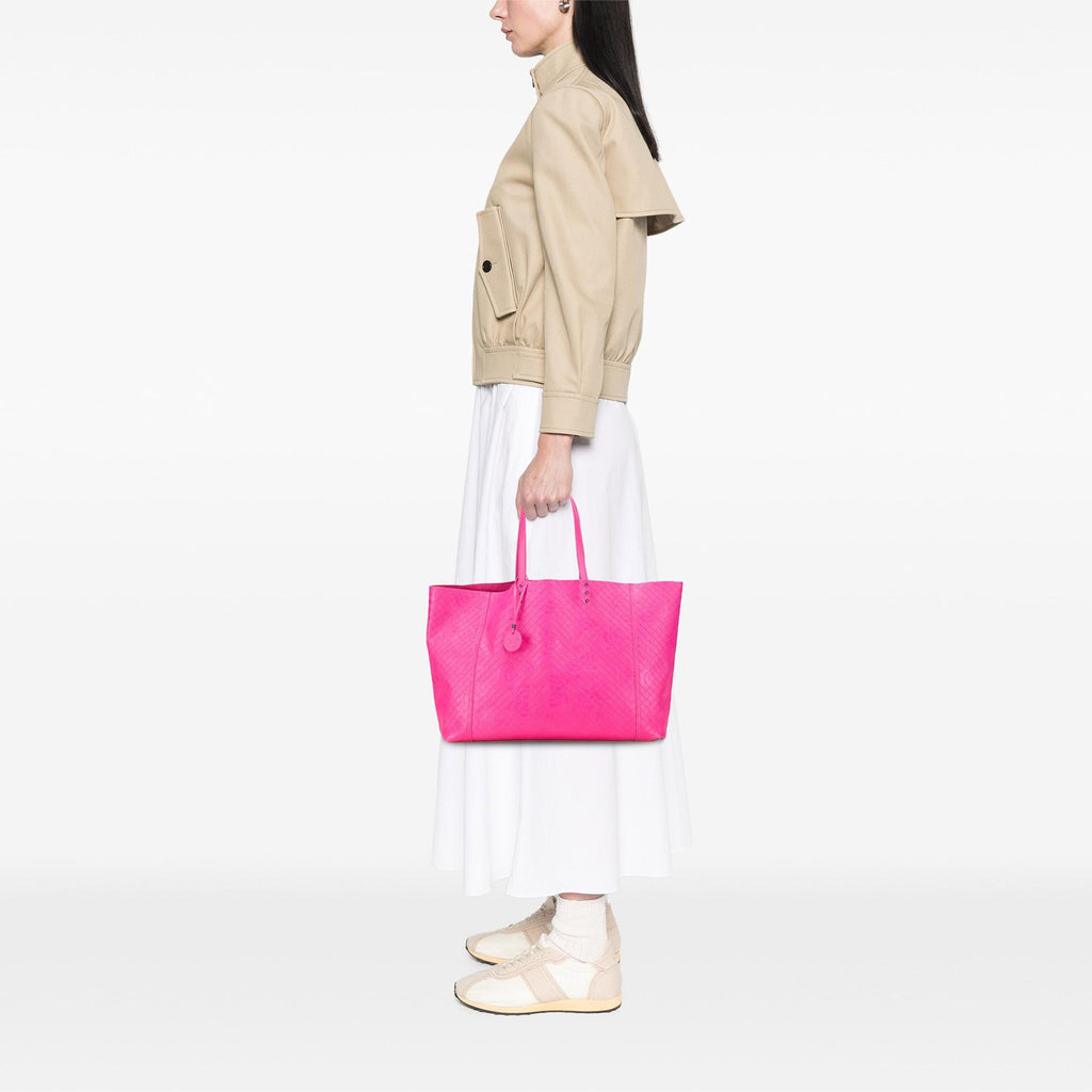 Bottega Veneta Leather Intrecciomirage Butterfly Tote
