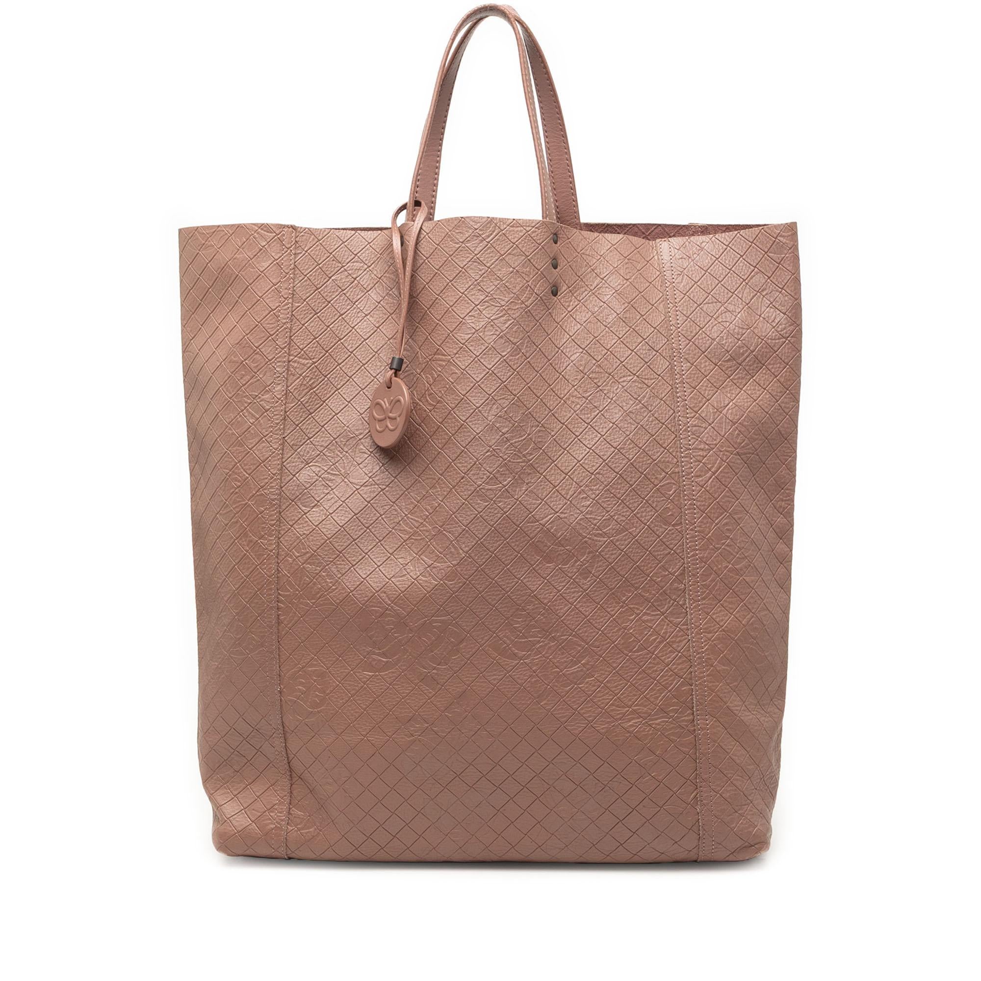 Bottega Veneta Leather Intrecciomirage Butterfly Tote