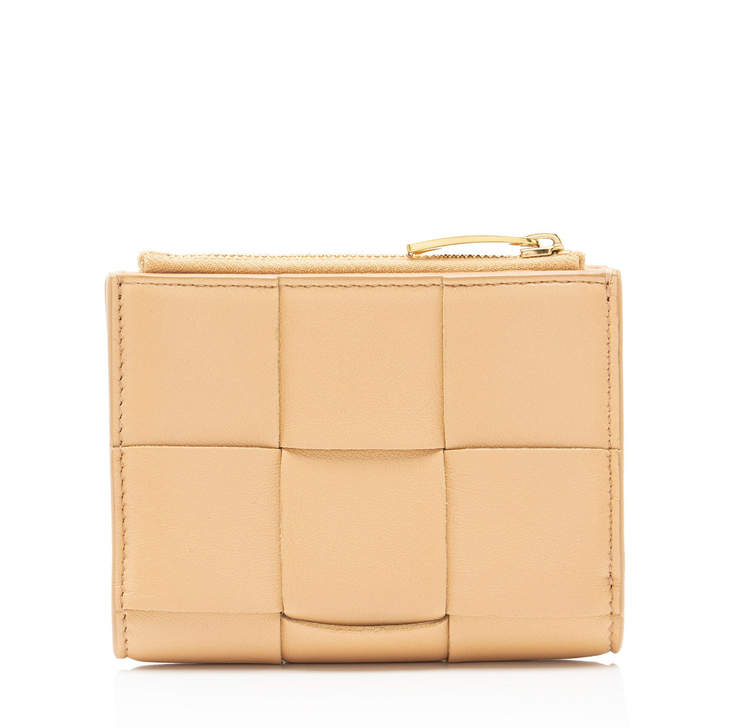 Bottega Veneta Maxi Intrecciato Compact Wallet