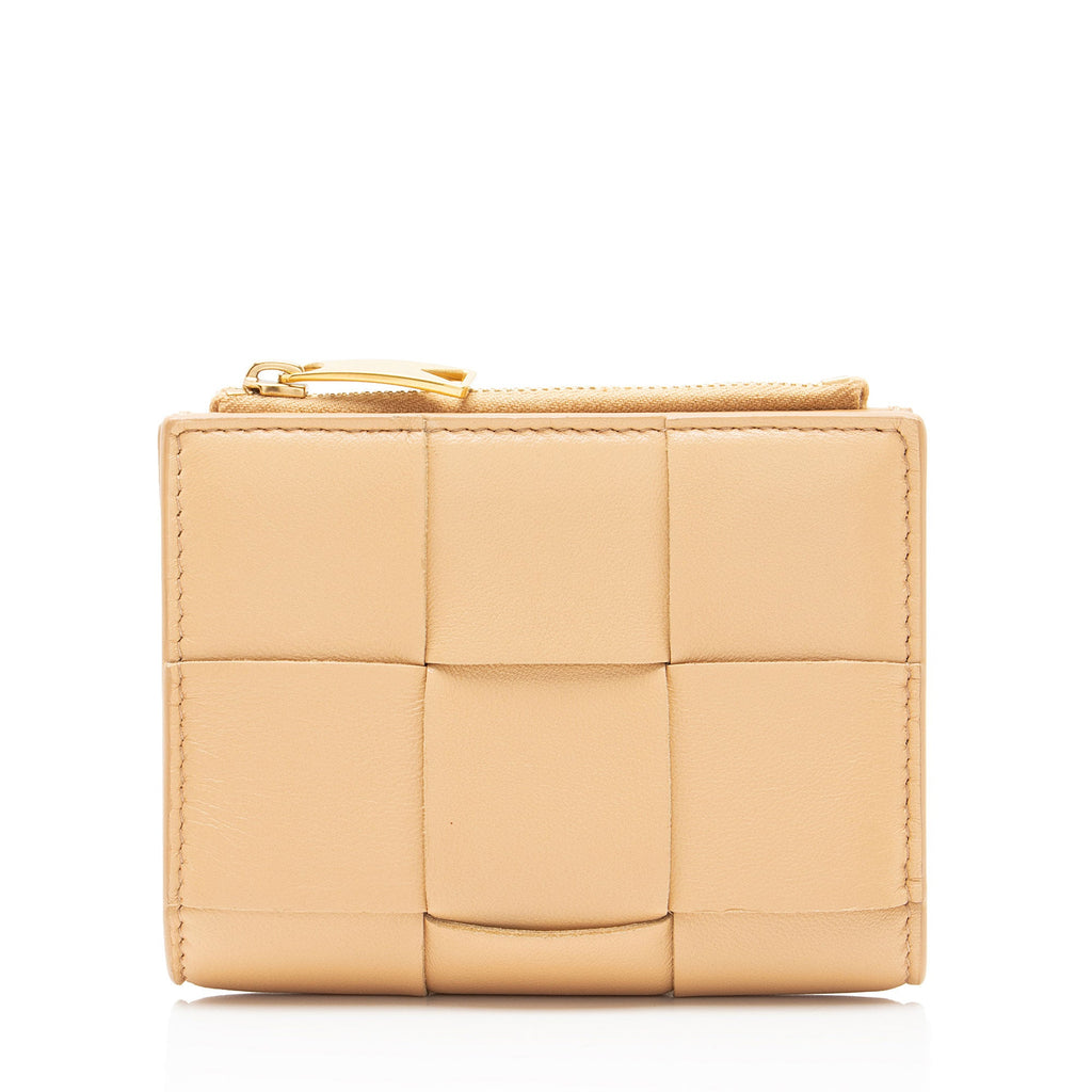 Bottega Veneta Maxi Intrecciato Compact Wallet