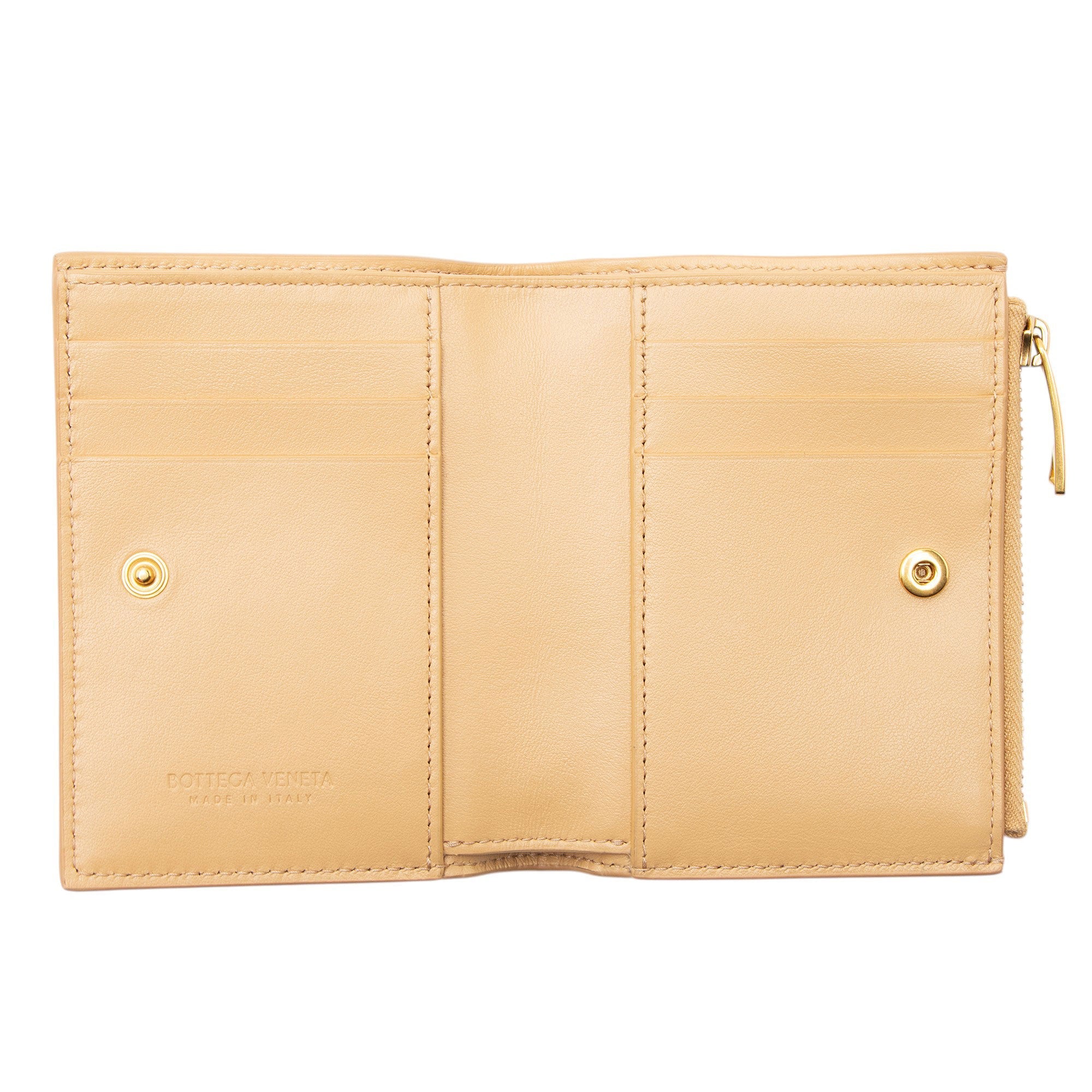 Bottega Veneta Maxi Intrecciato Compact Wallet